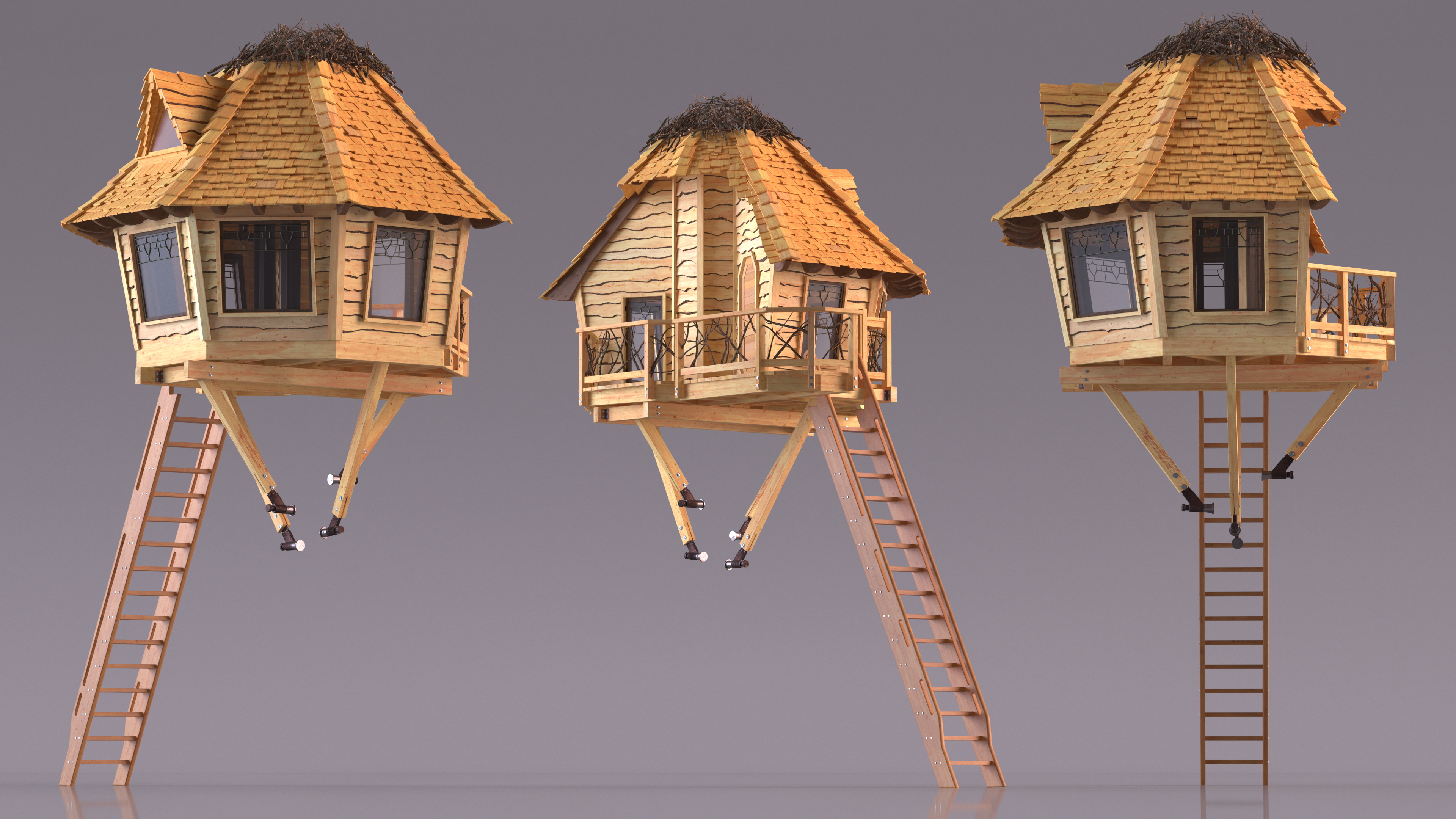 3D Tree House Small