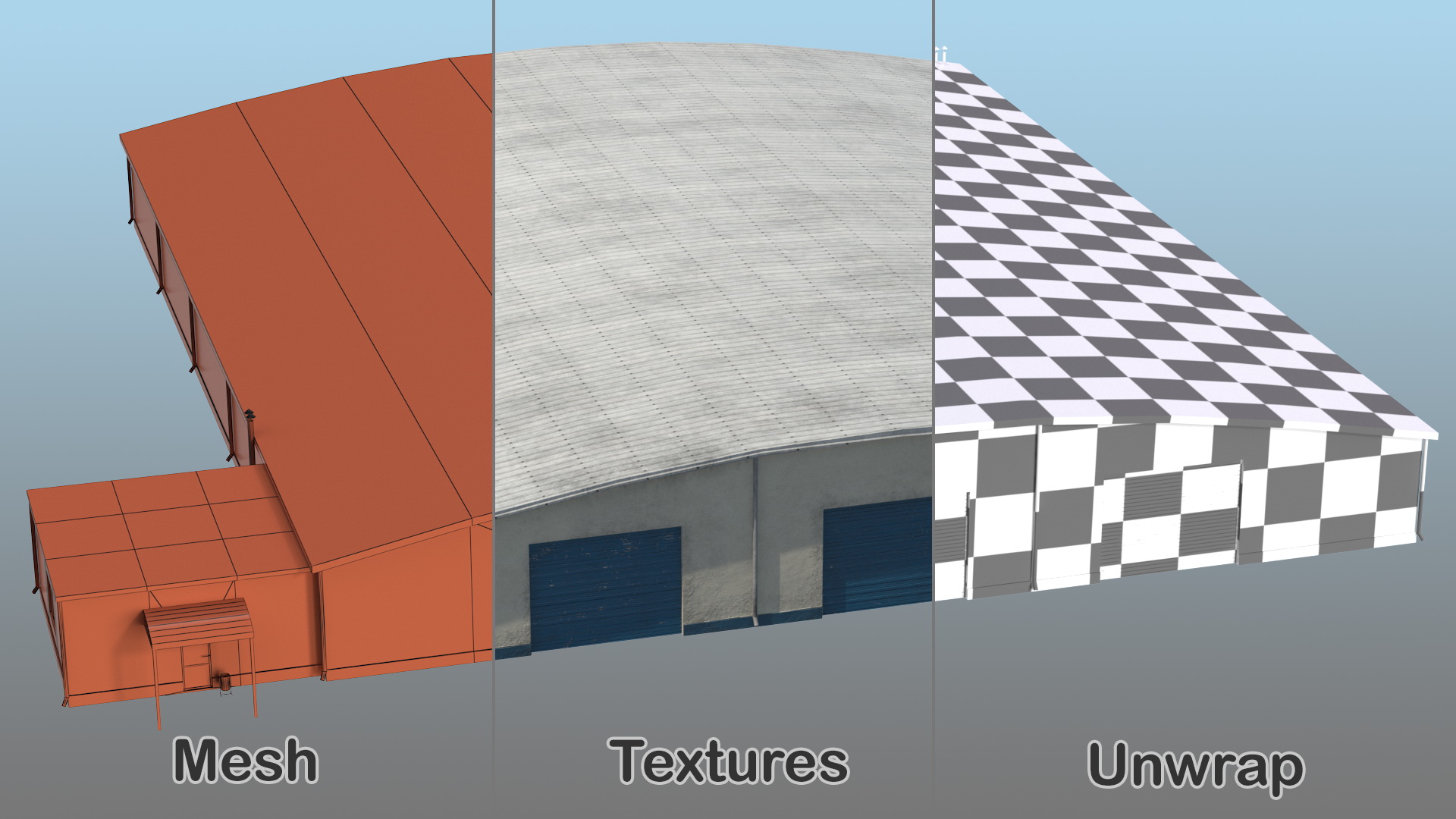 Industrial Hangar 3D