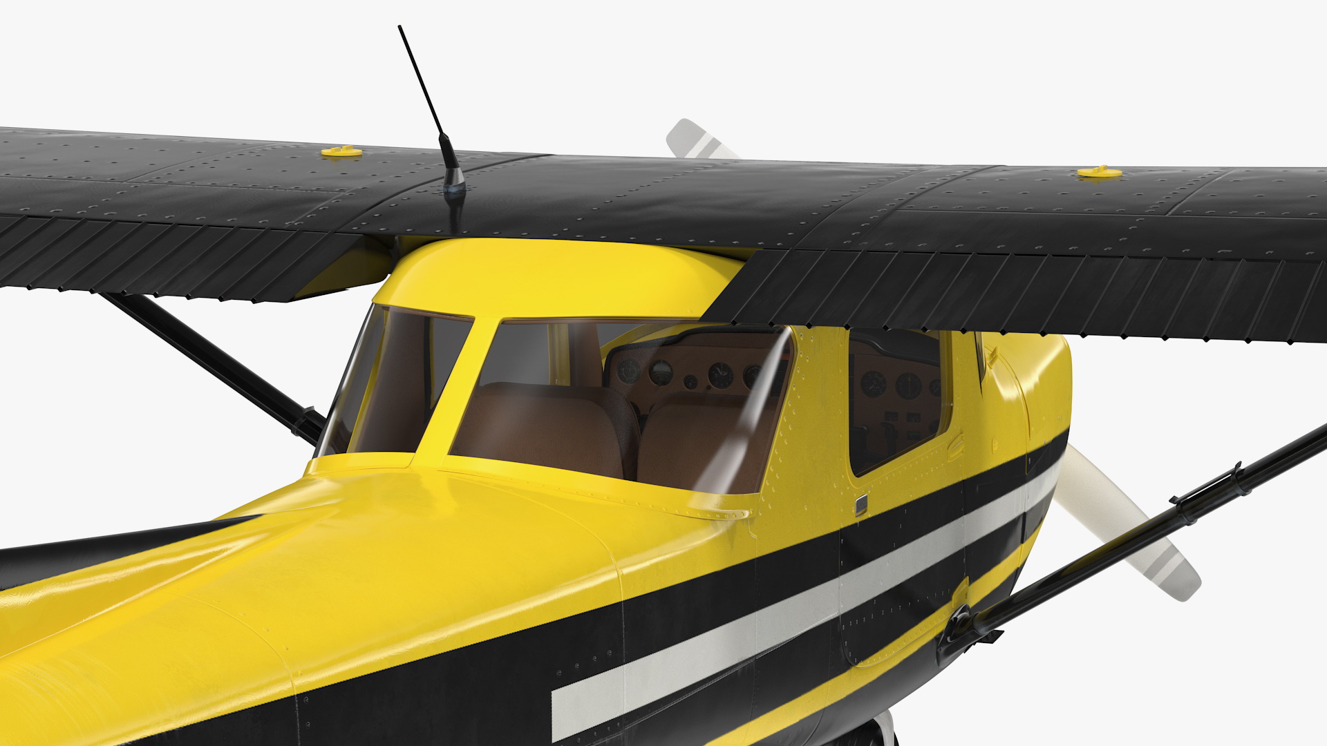 3D Light Single Engine Aircraft Generic