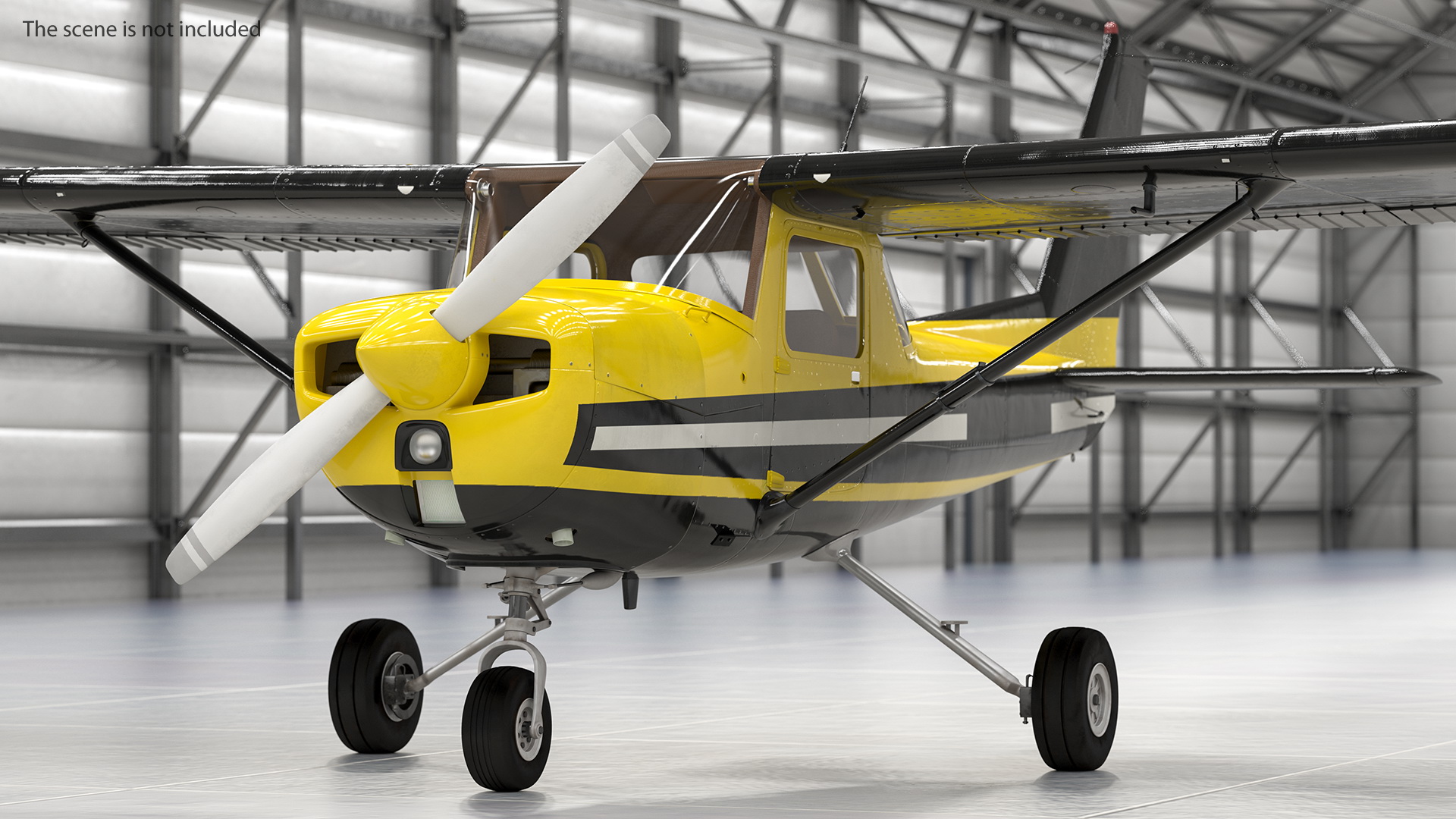 3D Light Single Engine Aircraft Generic