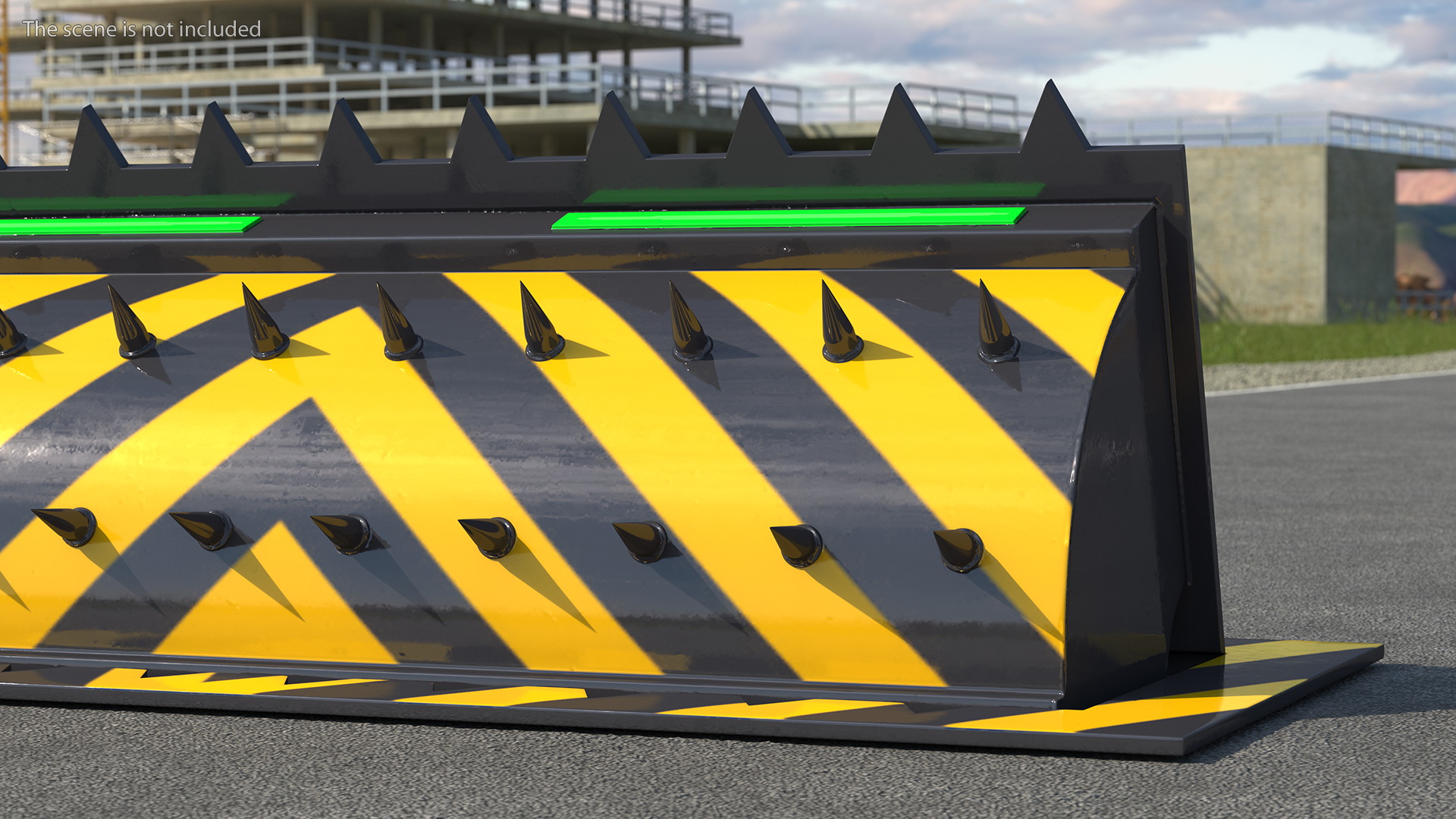 3D Road Blocker Small model