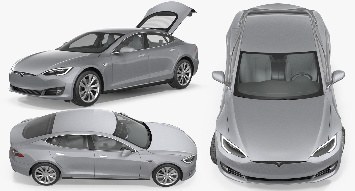 3D Tesla Model S 60 2017