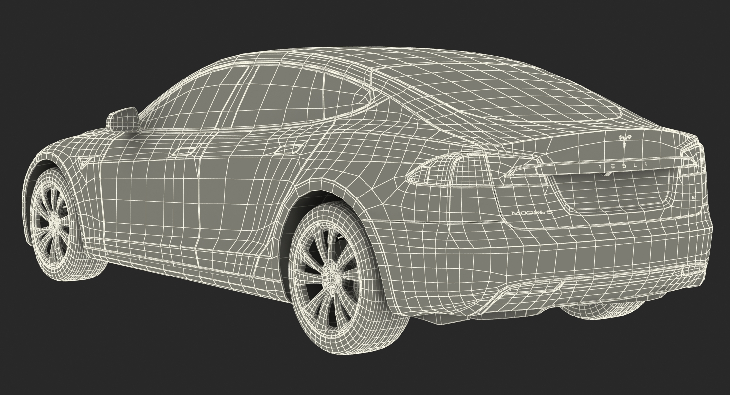 3D Tesla Model S 60 2017