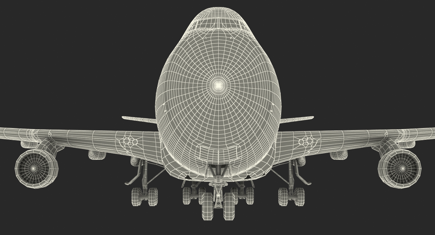 Boeing 747 300 Generic Rigged 3D model