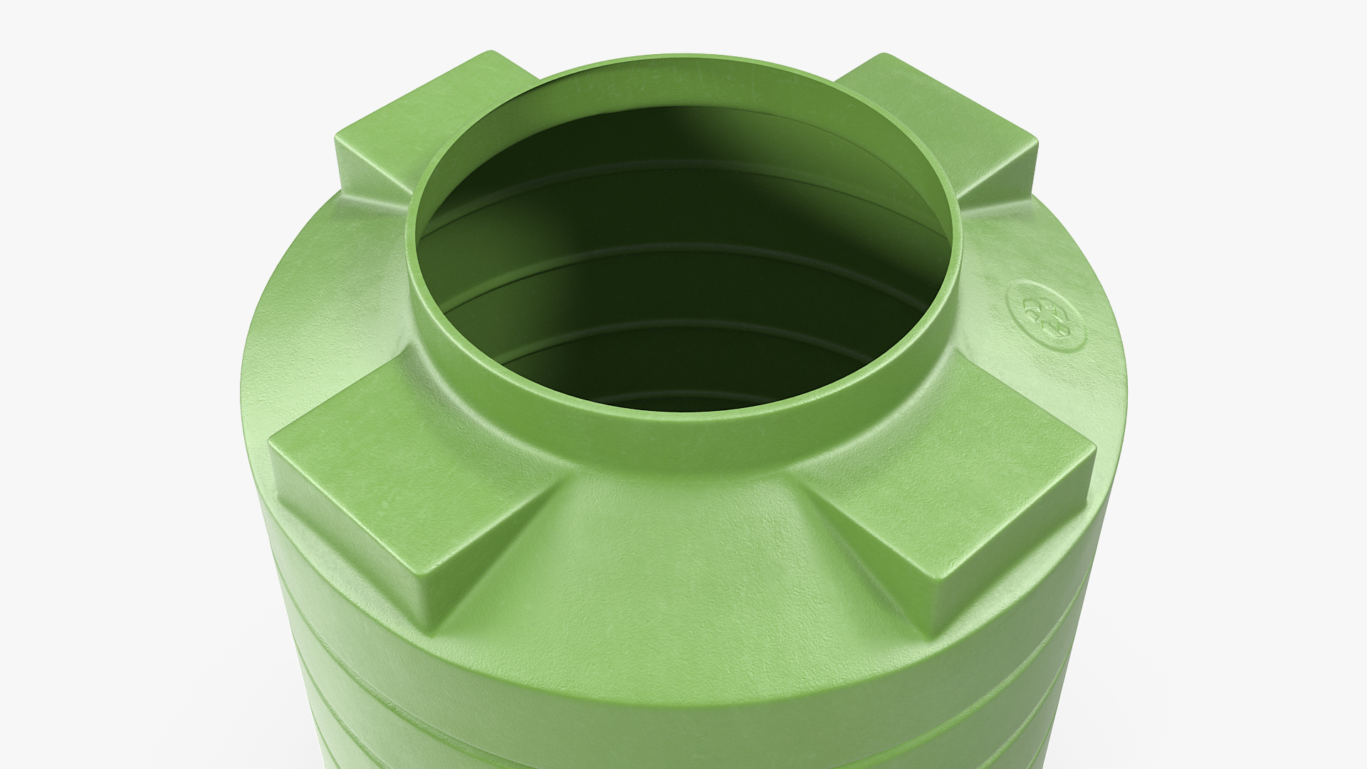 3D model Big Plastic Water Storage Tank