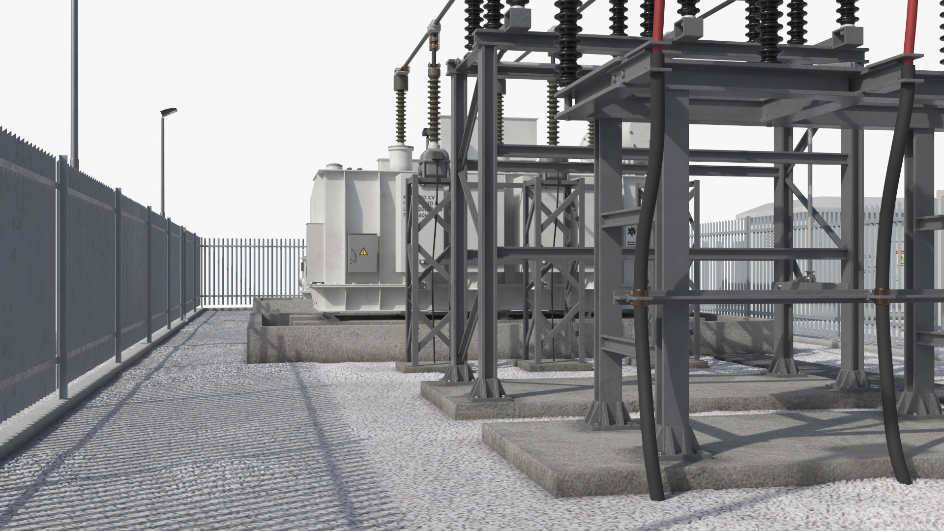 3D model Wind Farm Substation