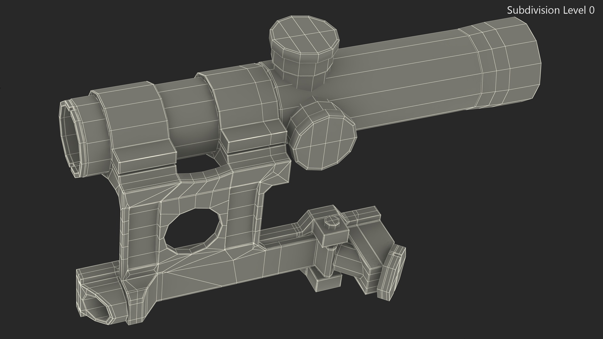 3D Mosin Nagant Scope model