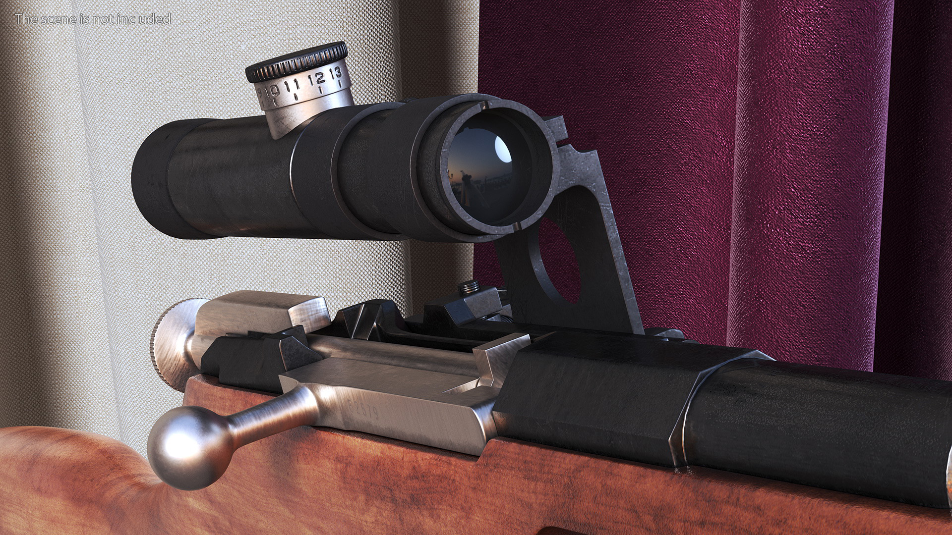 3D Mosin Nagant Scope model