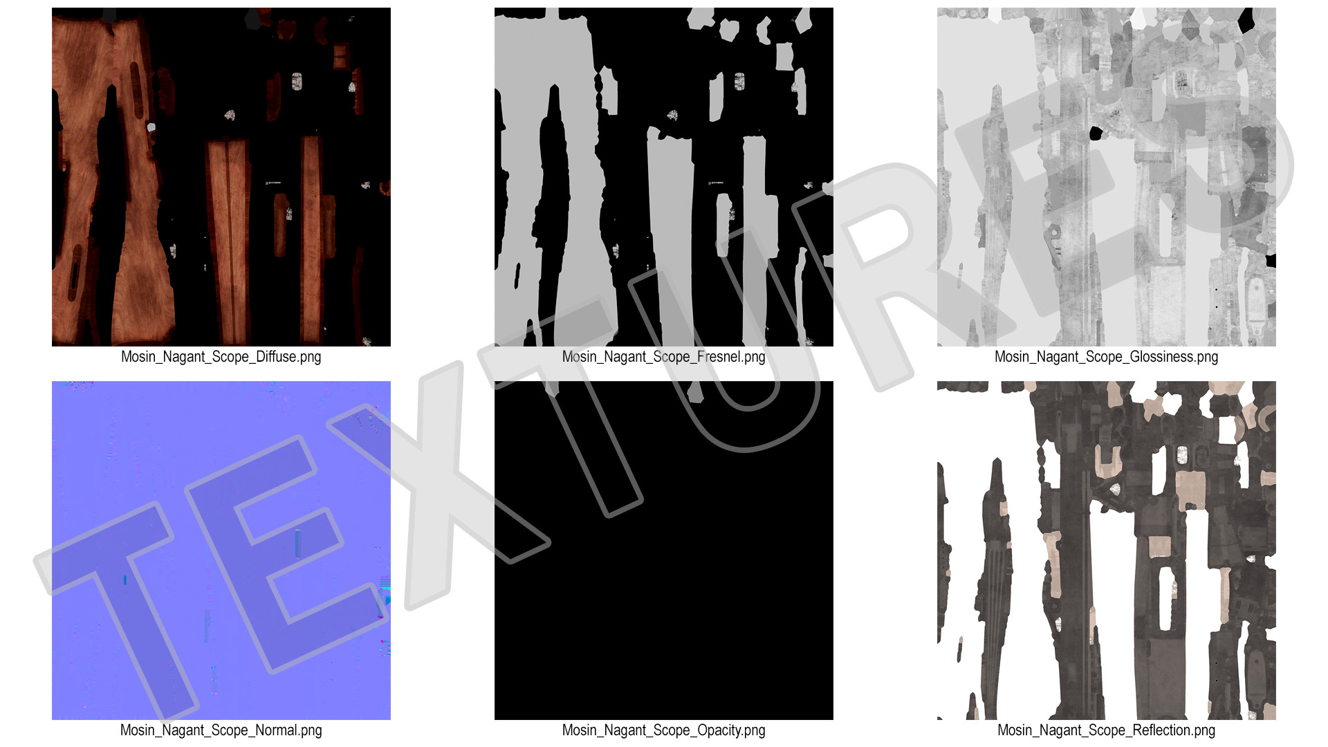 3D Mosin Nagant Scope model