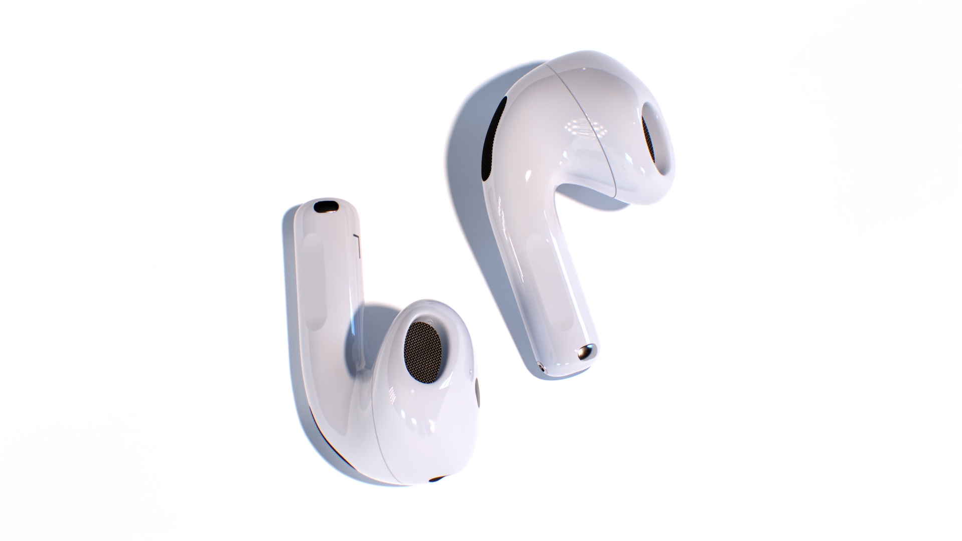 3D Apple AirPods 4 Headphones