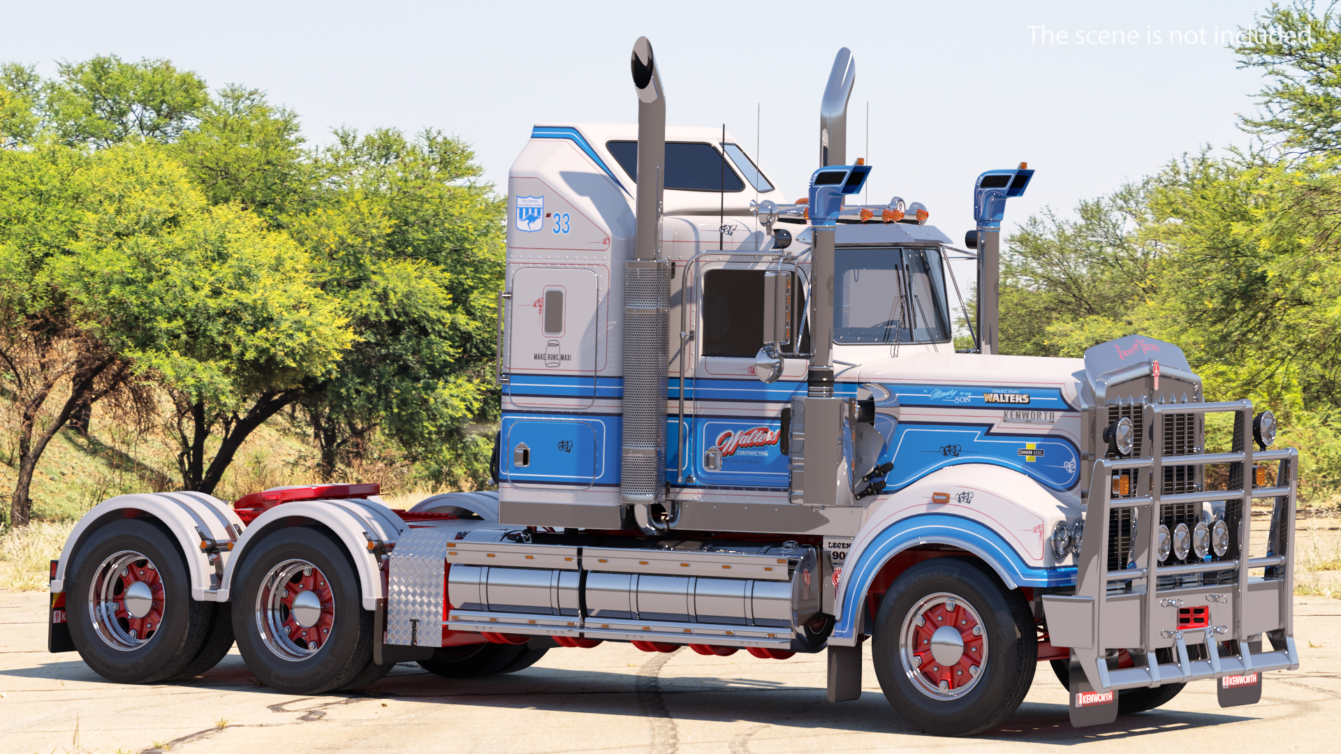 3D Kenworth T900 Legend Truck