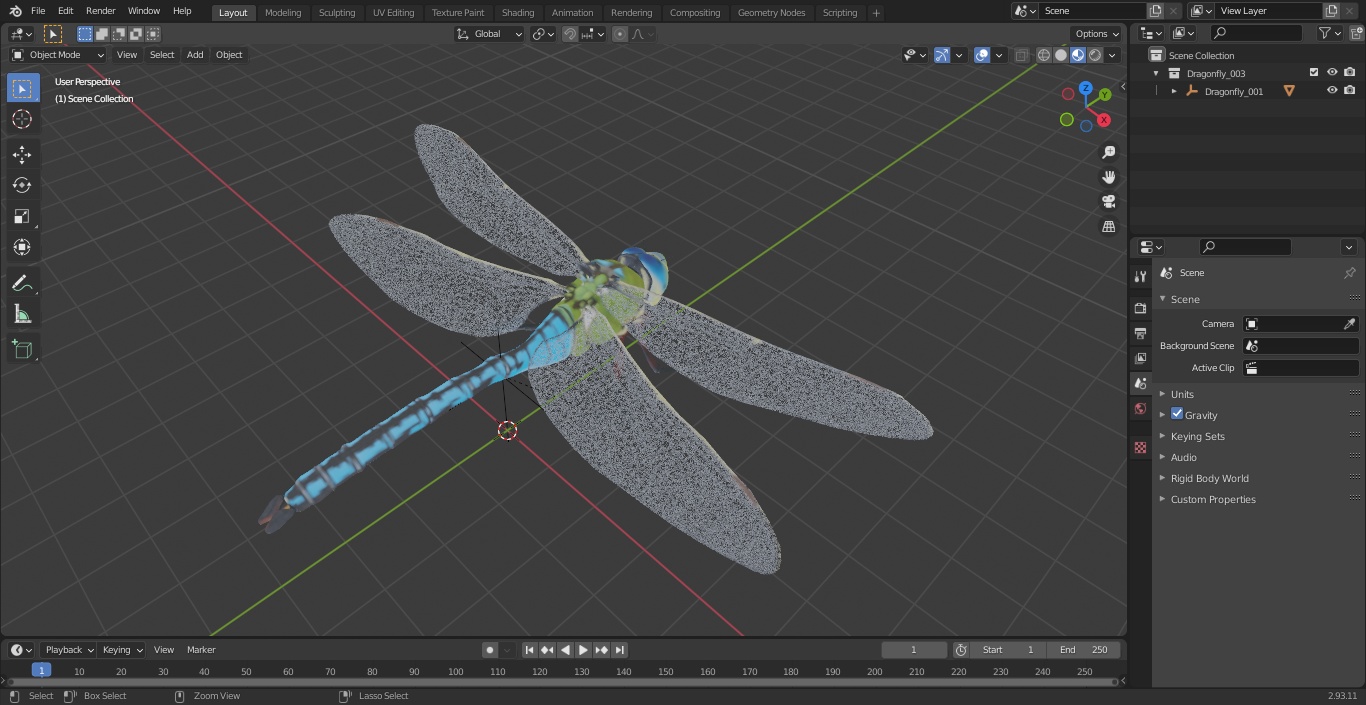 Dragonfly 3D model