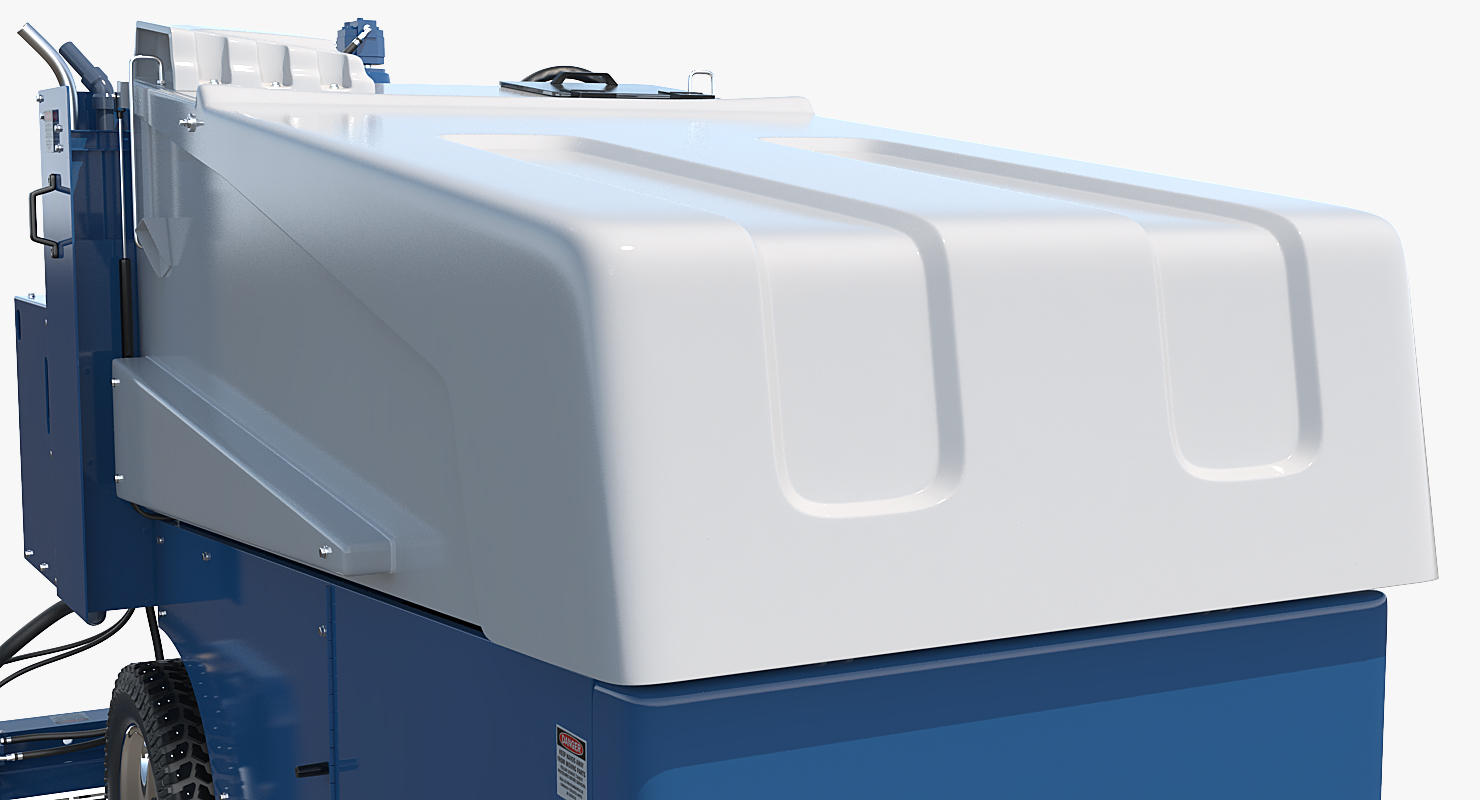 Electric Ice Resurfacer Machine Zamboni 3D model