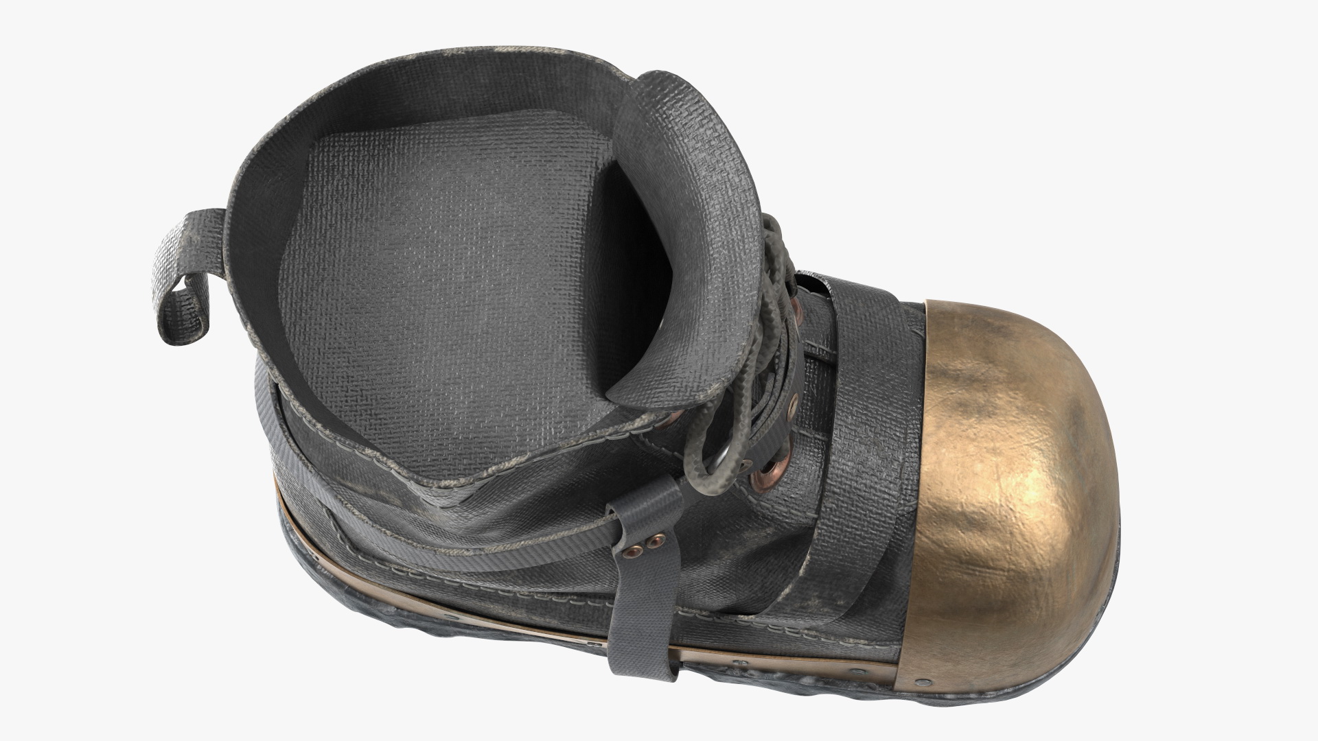 Old Vintage Diving Boots 3D model