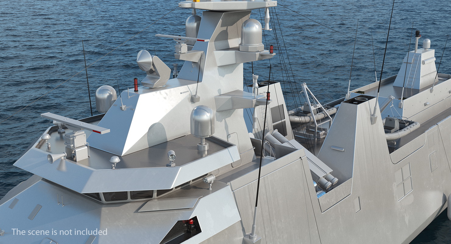 3D model Sigma Class Indonesian Frigate