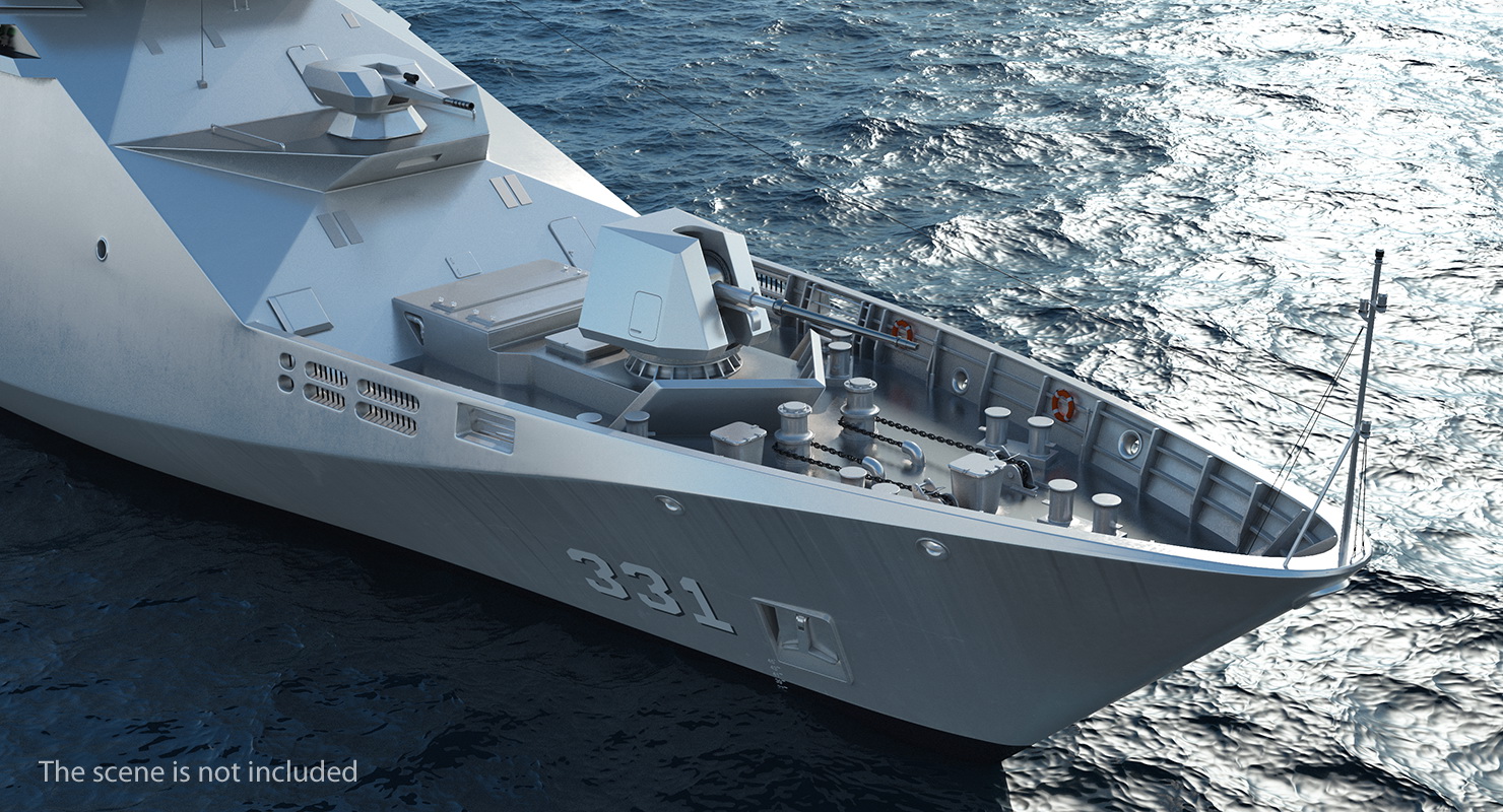 3D model Sigma Class Indonesian Frigate