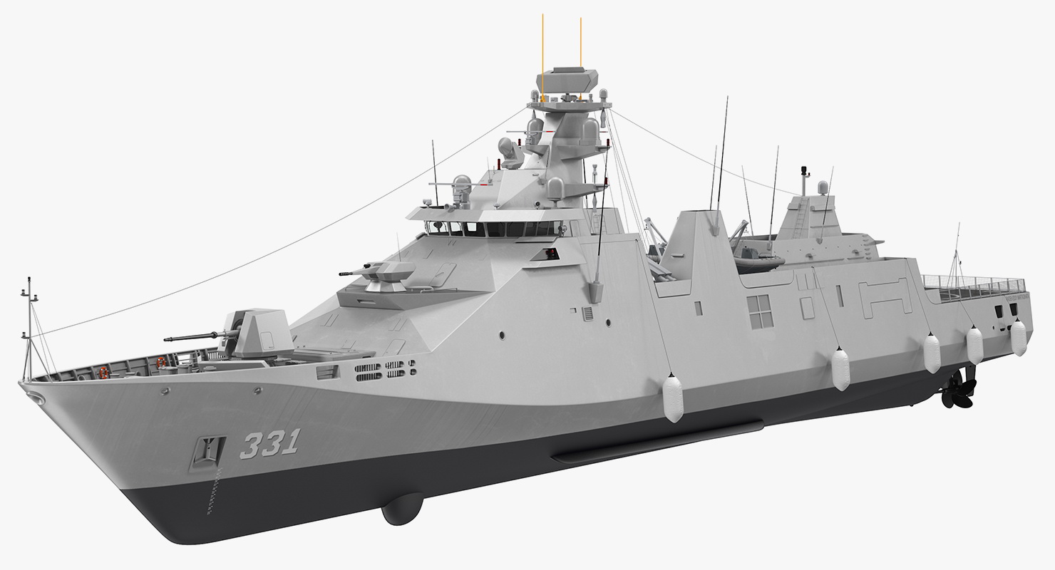 3D model Sigma Class Indonesian Frigate