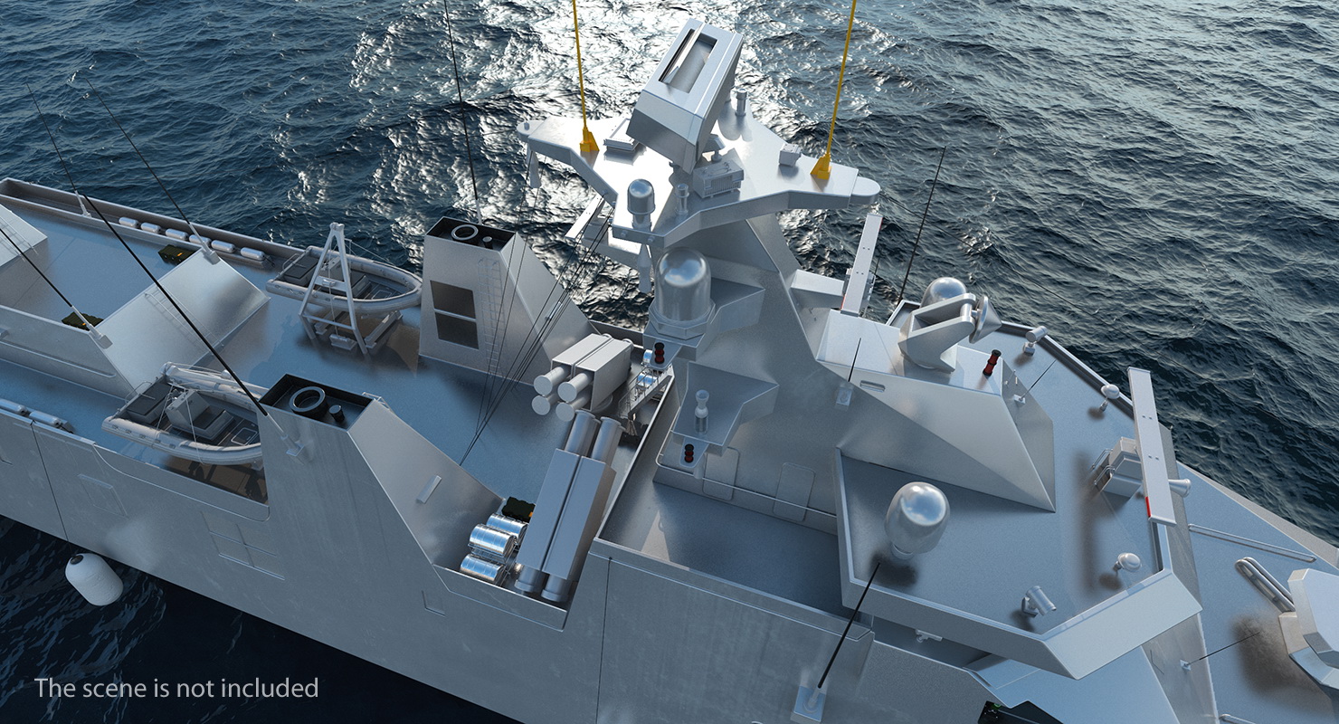 3D model Sigma Class Indonesian Frigate