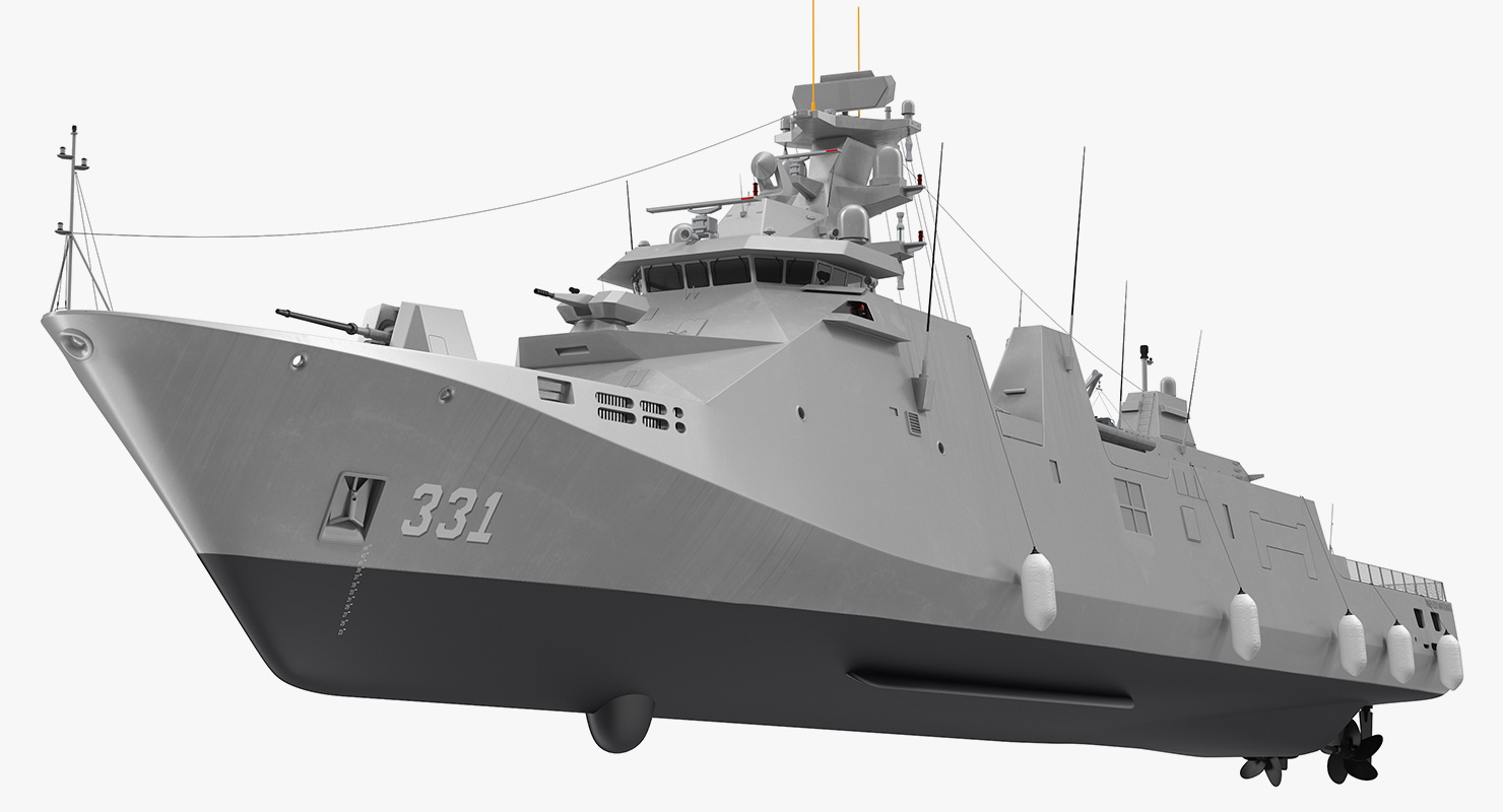 3D model Sigma Class Indonesian Frigate