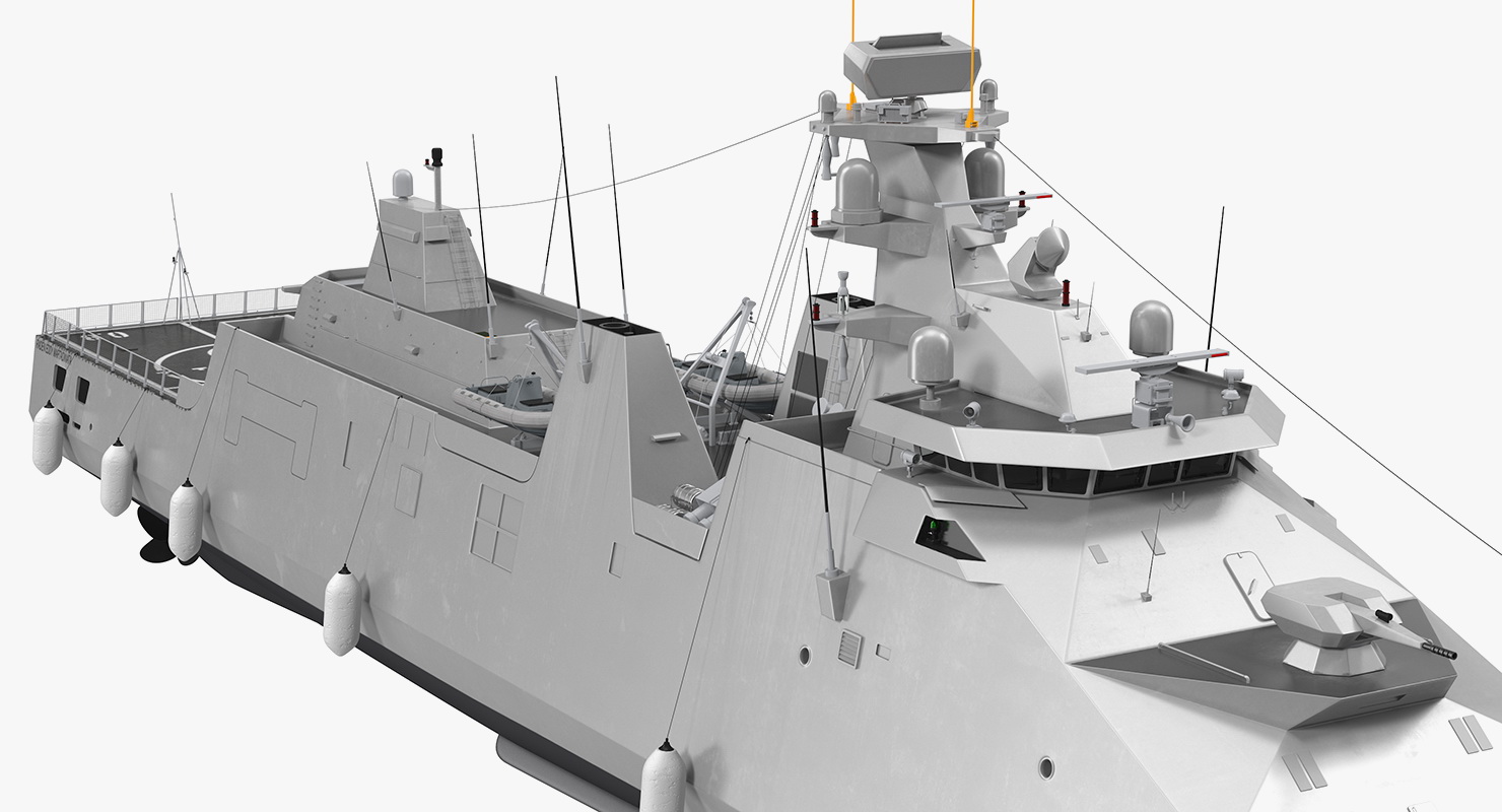 3D model Sigma Class Indonesian Frigate