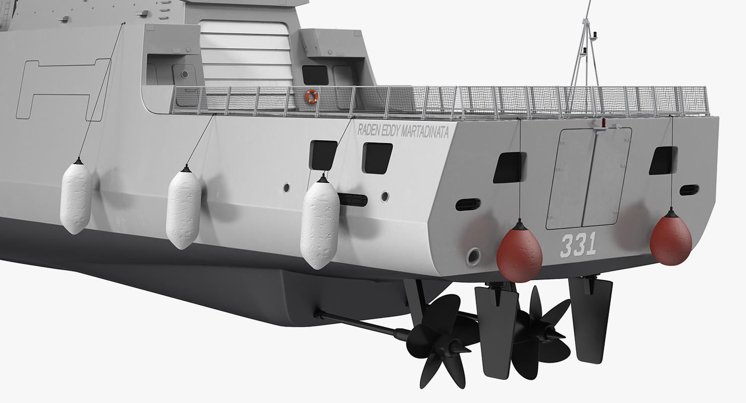 3D model Sigma Class Indonesian Frigate