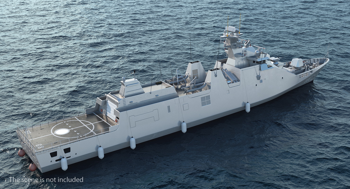 3D model Sigma Class Indonesian Frigate