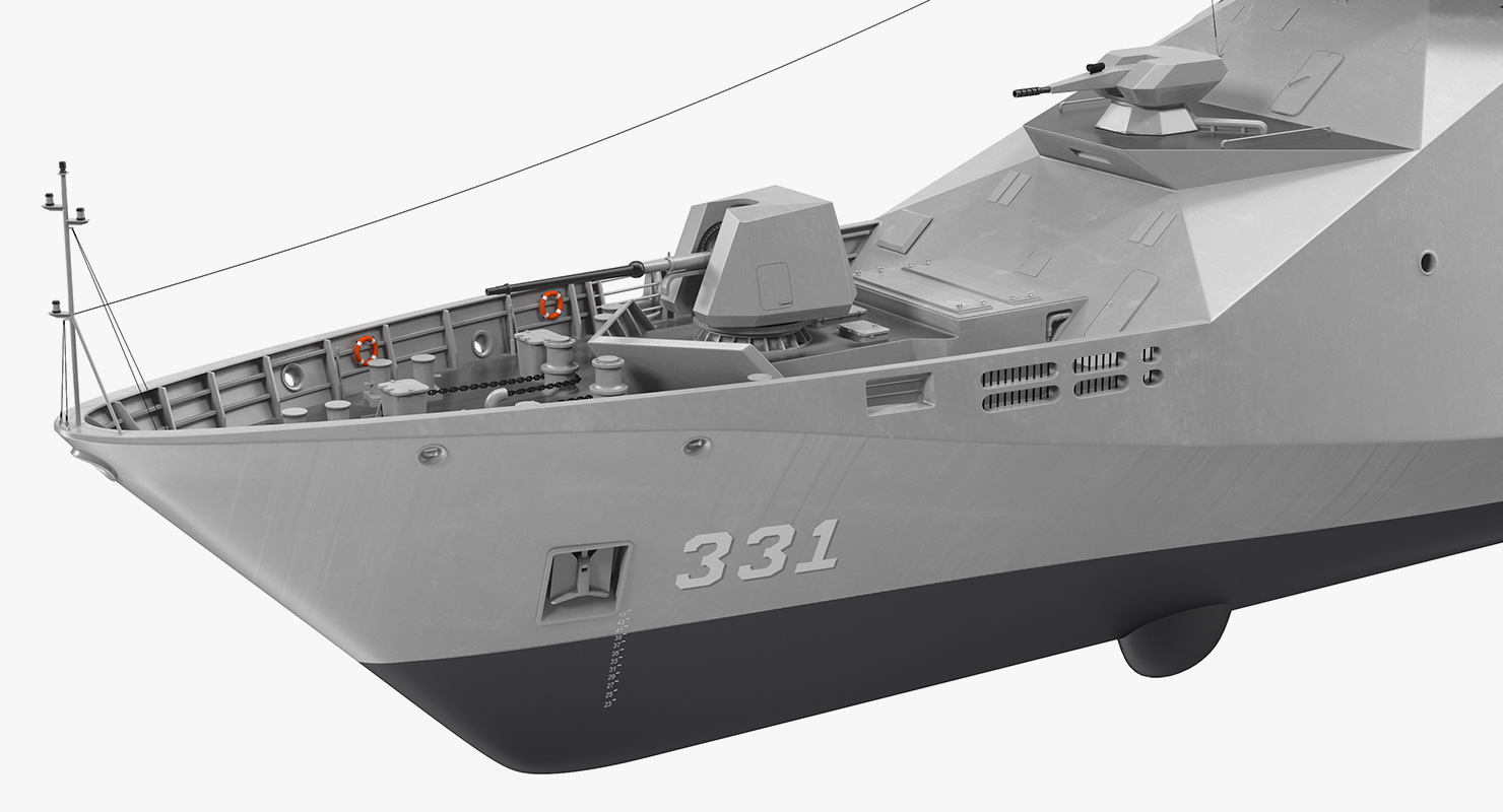 3D model Sigma Class Indonesian Frigate