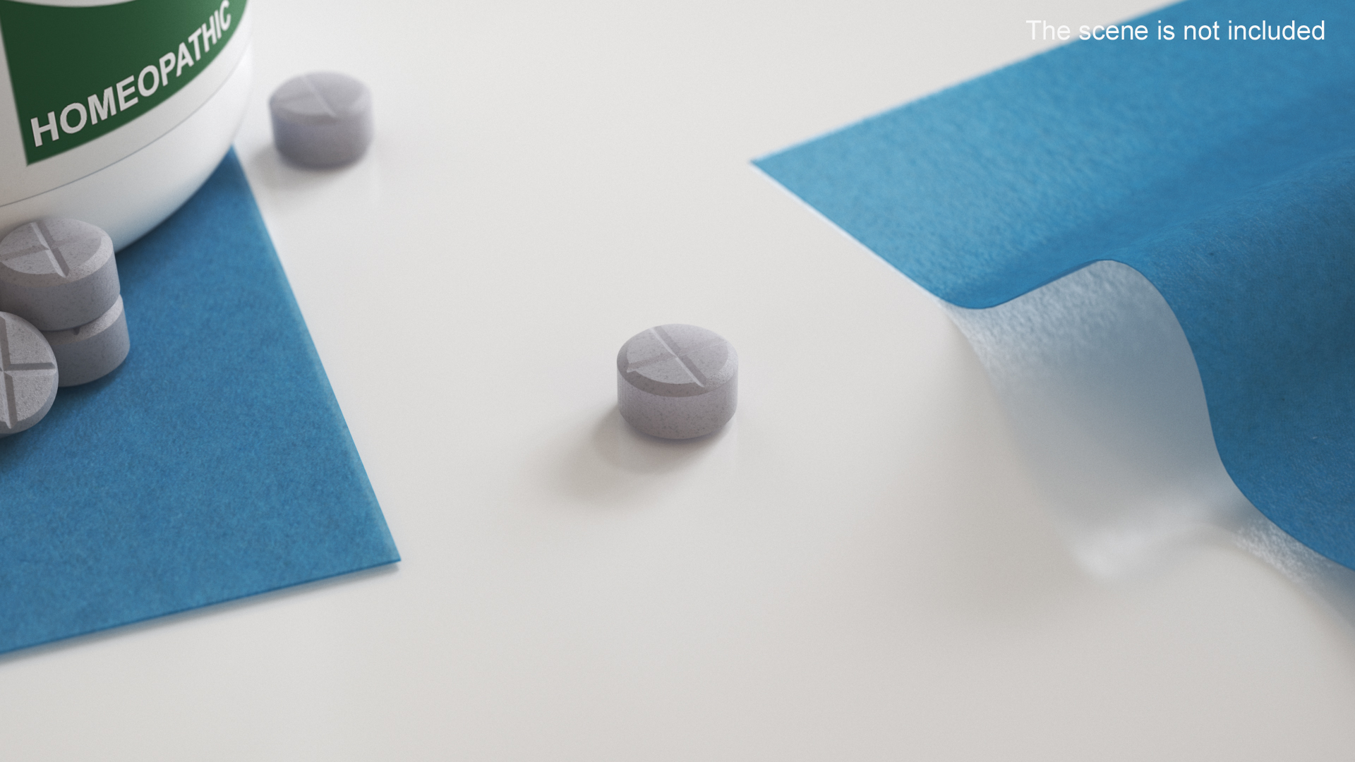 3D Unpacked Pill model