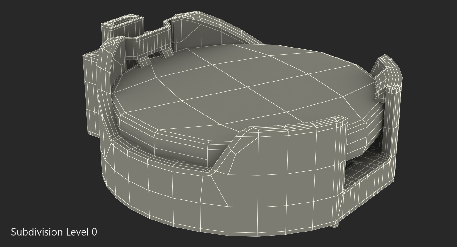 3D Computer 3V Coin Battery Holder with CR2032 Battery