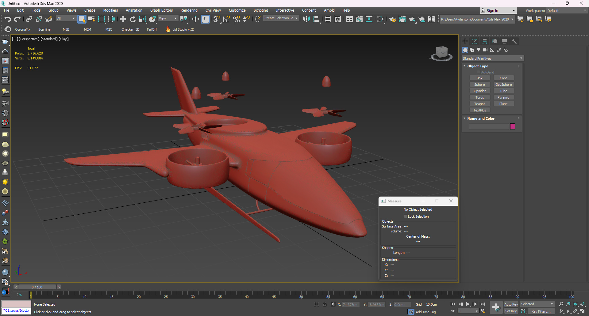 3D model Next Gen Air Taxi for 3D Print