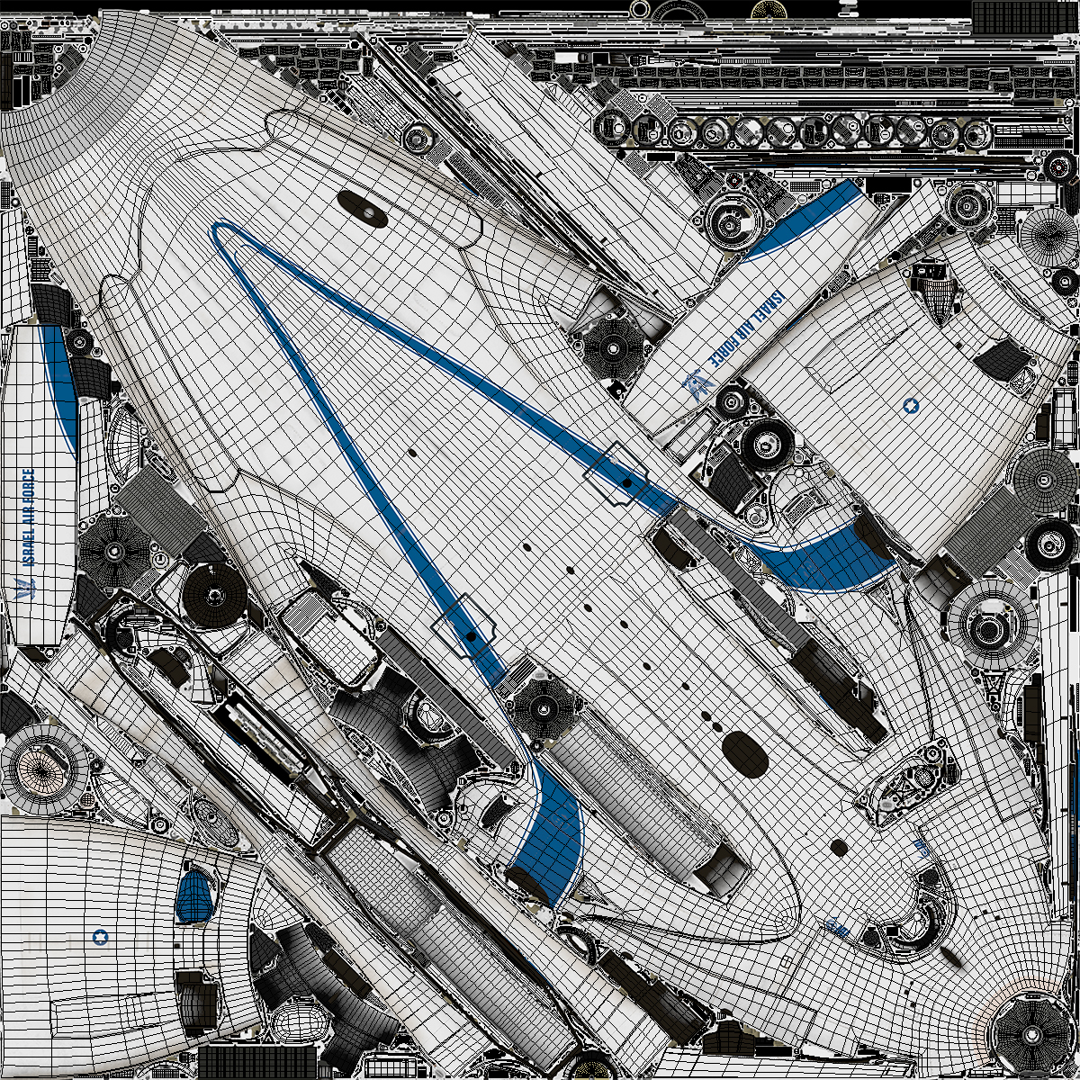 3D CAEW Airborne Early Warning Aircraft