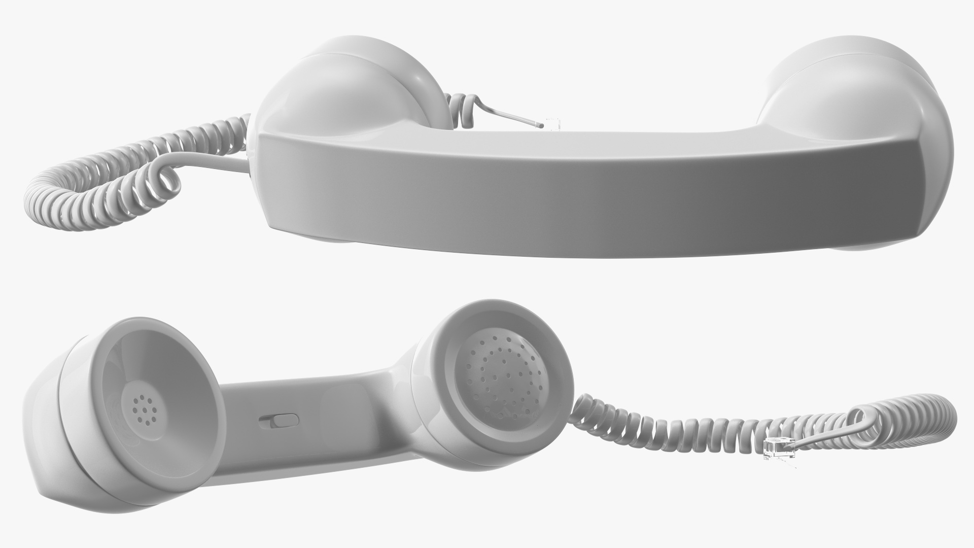 3D Vintage Phone Handset