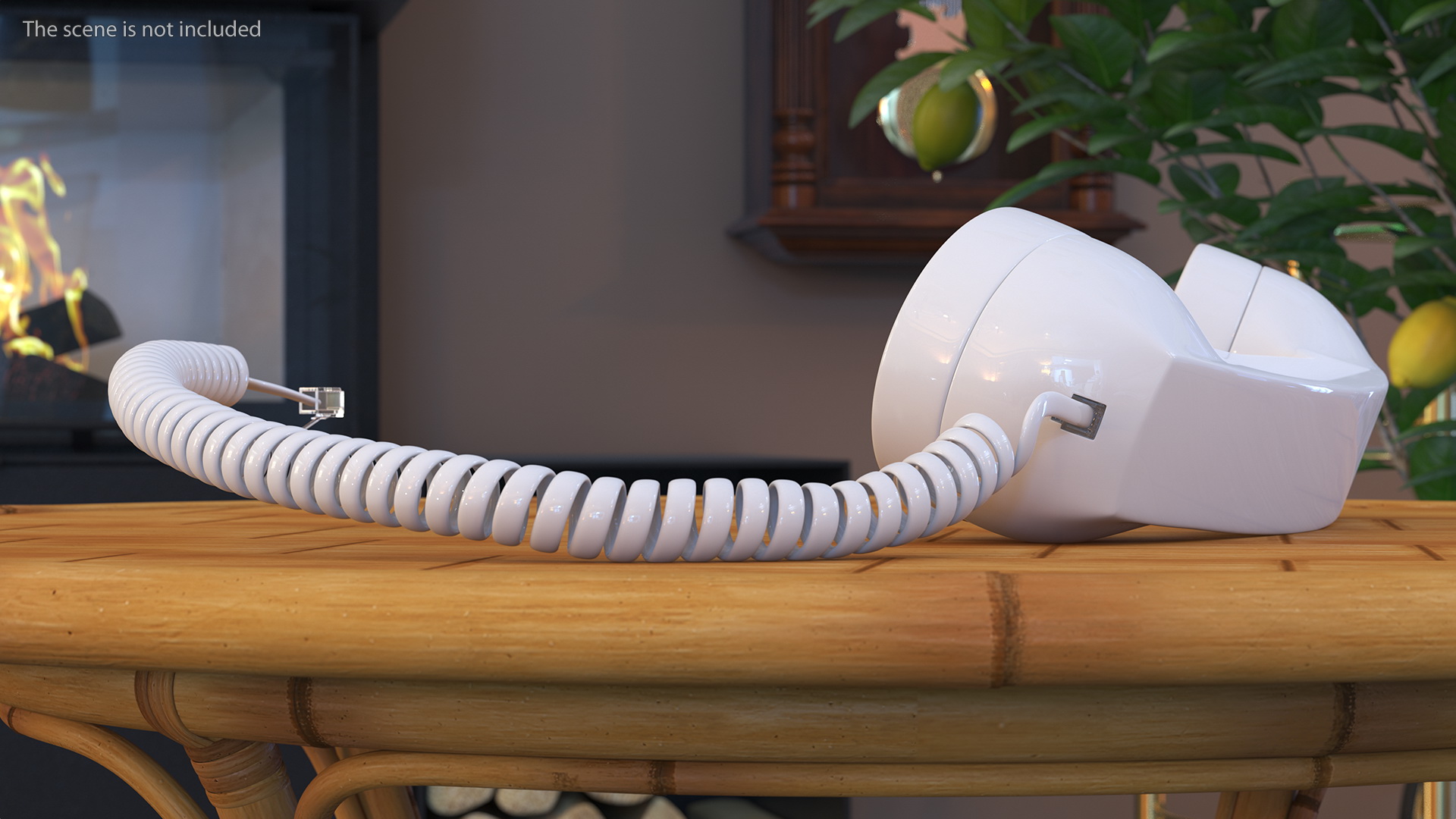 3D Vintage Phone Handset