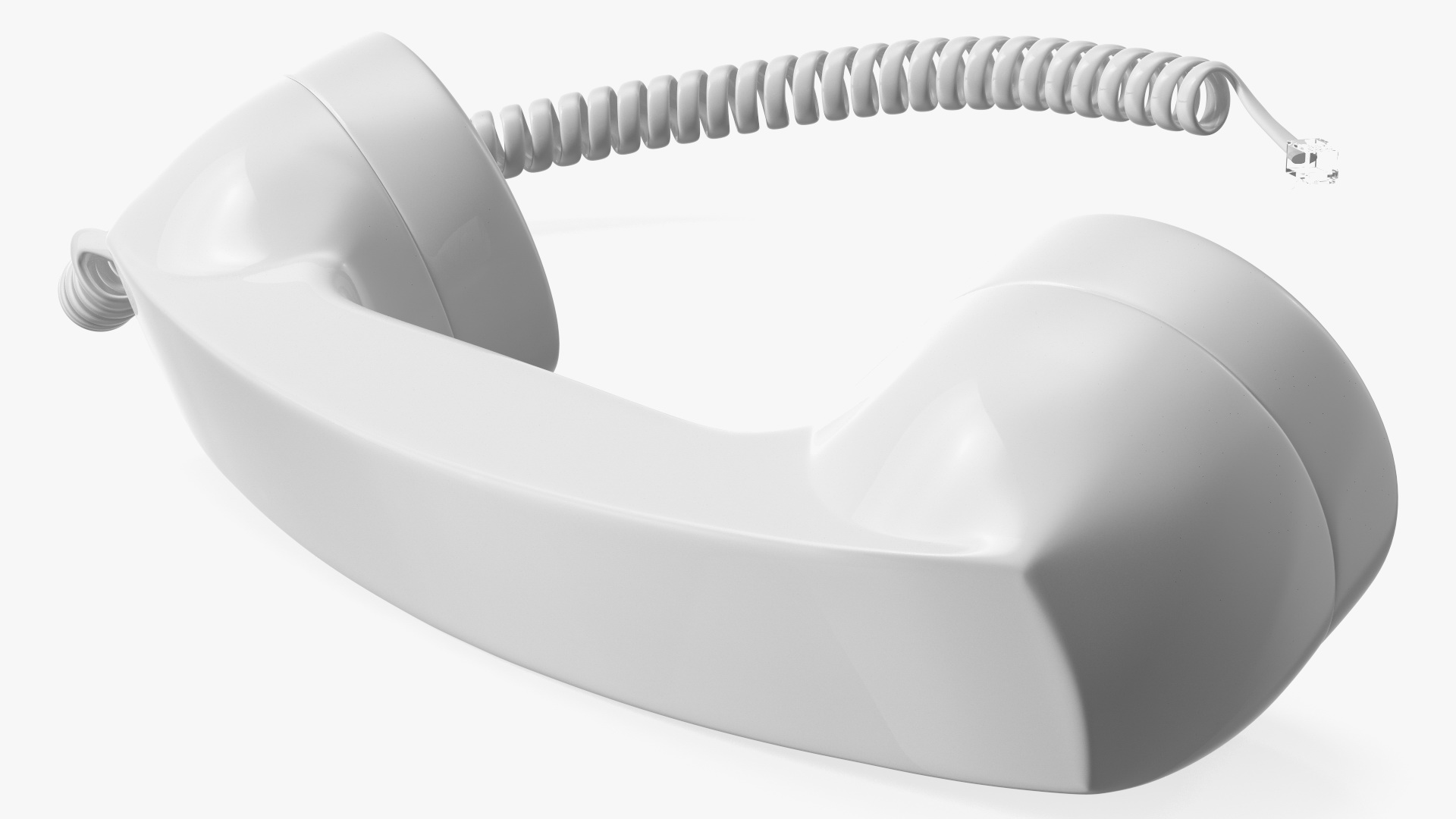 3D Vintage Phone Handset