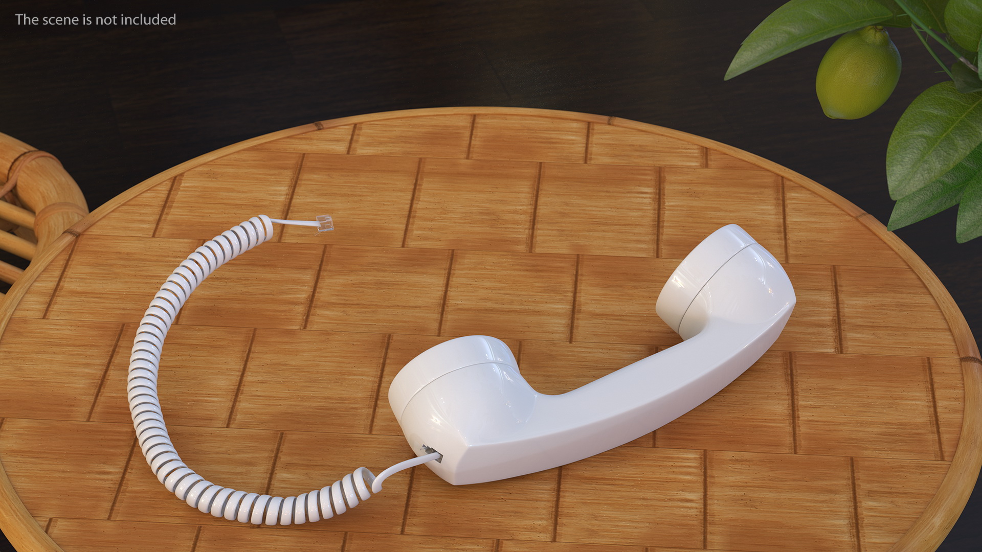 3D Vintage Phone Handset