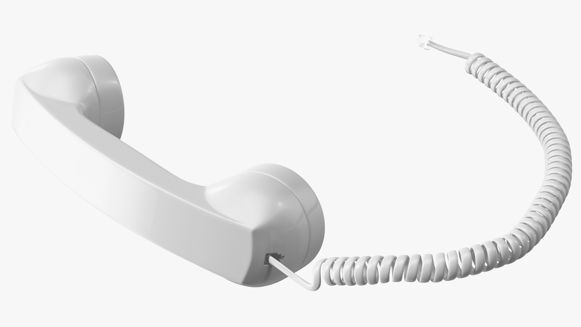 3D Vintage Phone Handset