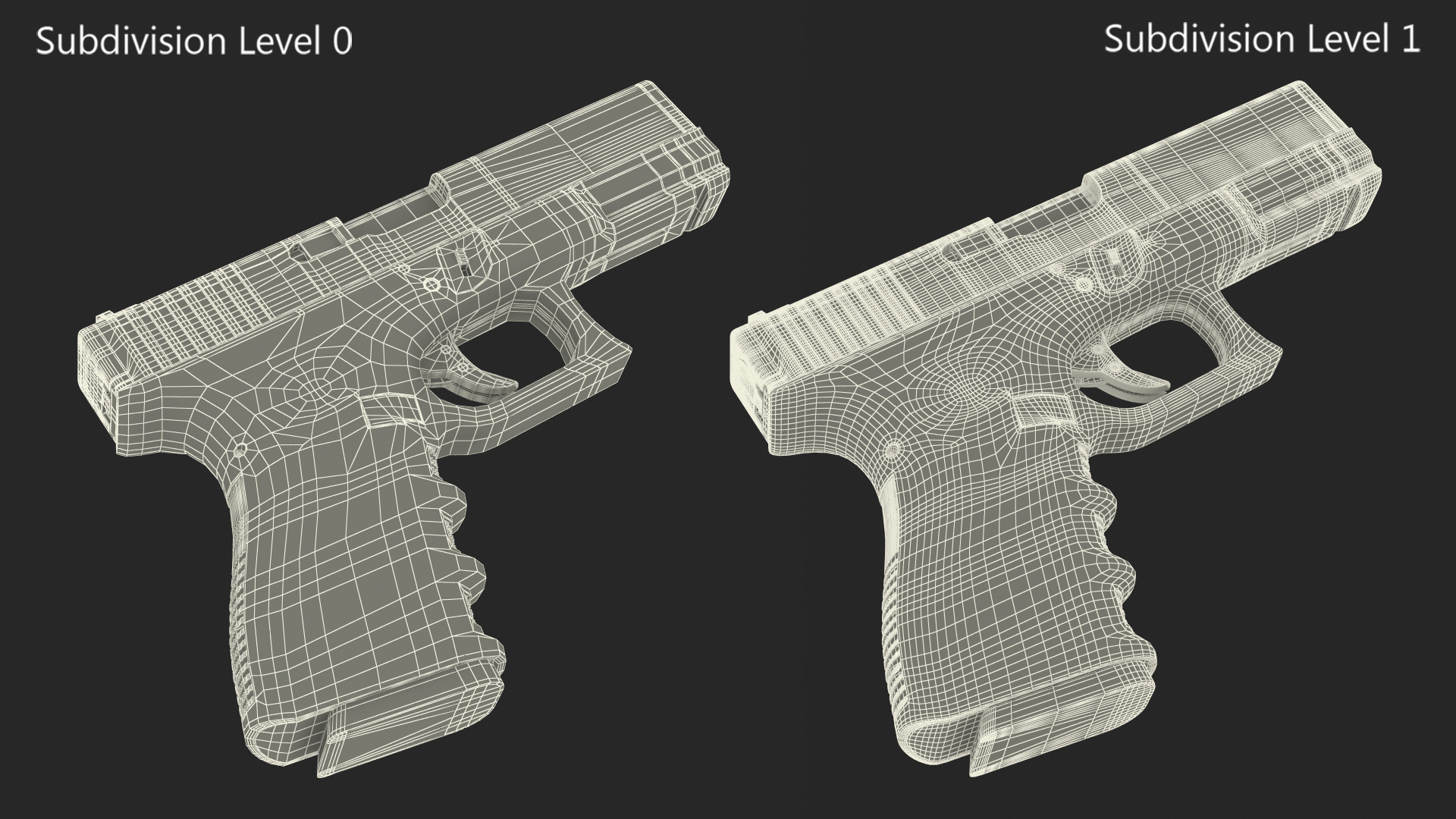 3D Micro Compact Handgun