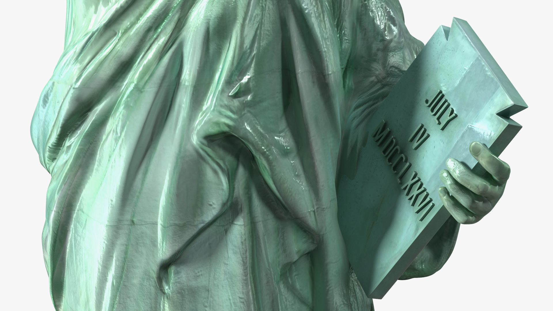 National Architectural Monument Statue of Liberty 3D model