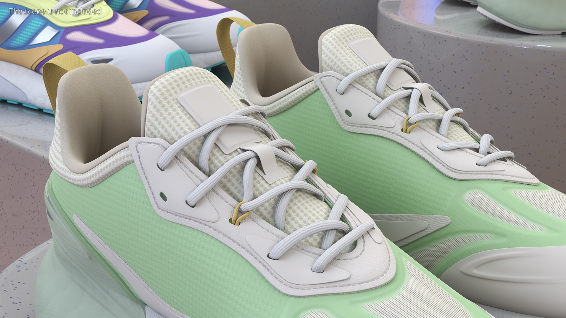 Sneakers Green 3D model