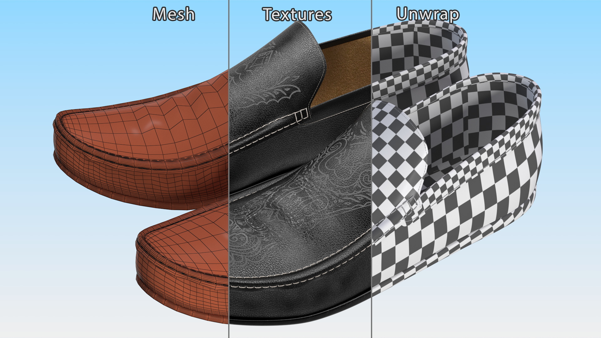 Mens Casual Shoes 3D