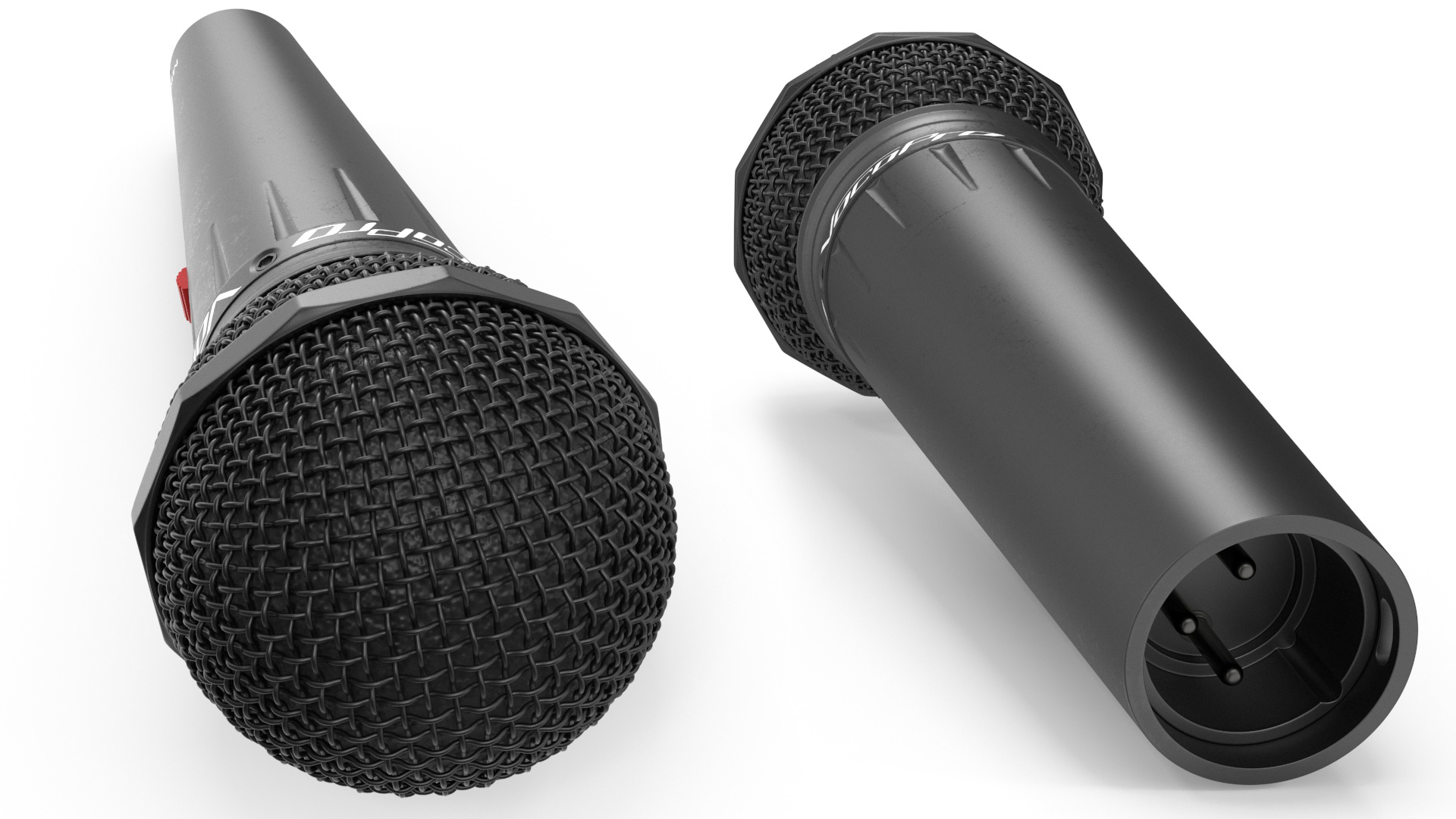 3D Professional Vocal Microphone VOCOPRO Black model