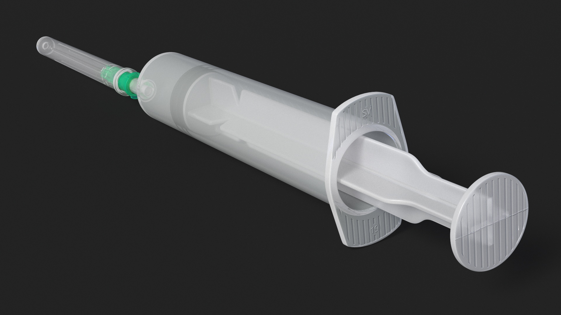 Medical Syringe 10ml Set 3D model