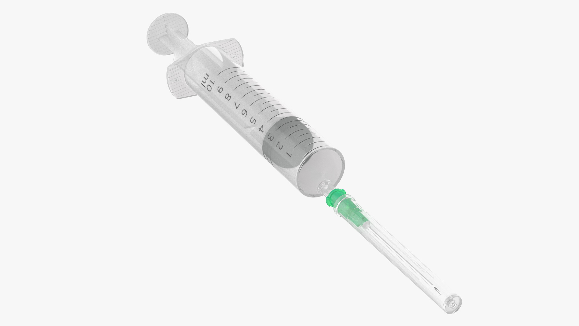 Medical Syringe 10ml Set 3D model