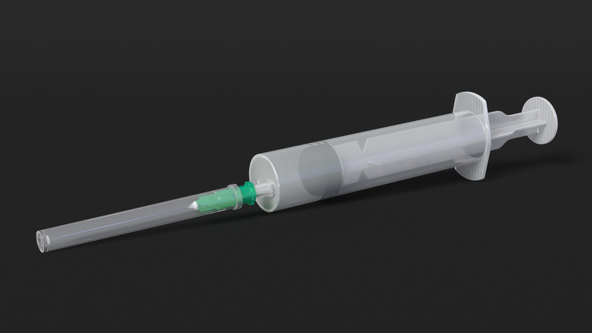 Medical Syringe 10ml Set 3D model