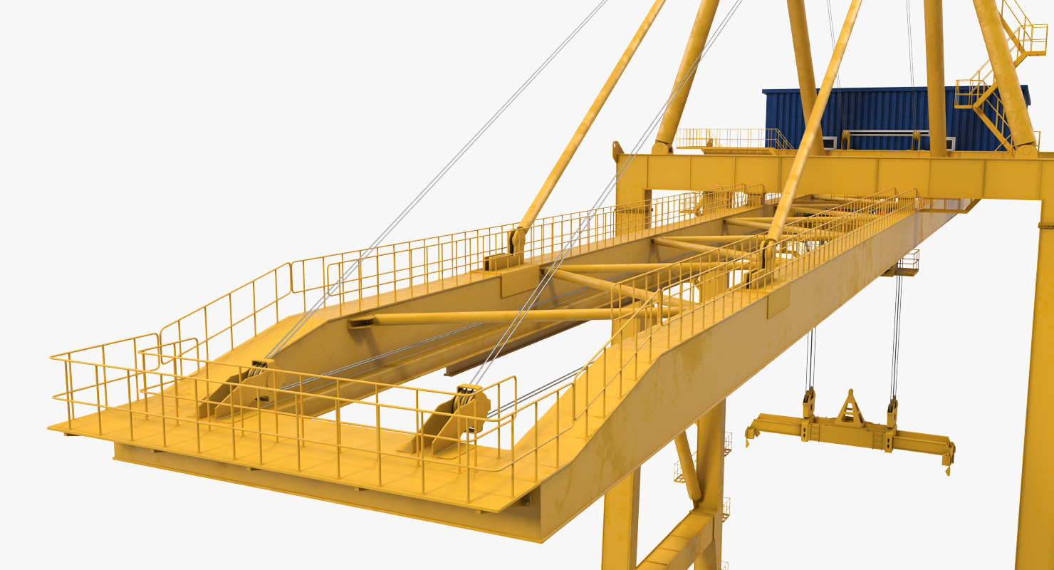 Quayside Container Crane 3D model