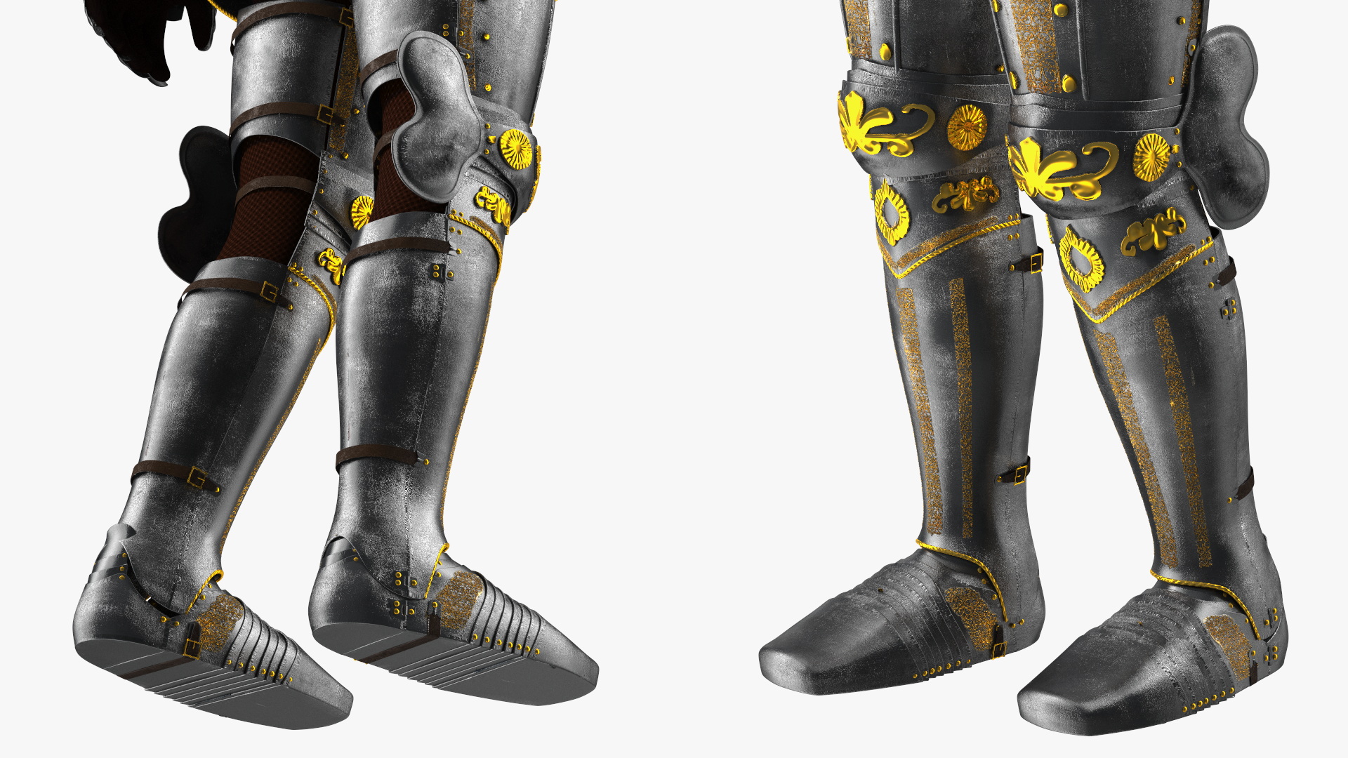 Traditional Knight Armor Suit 3D model