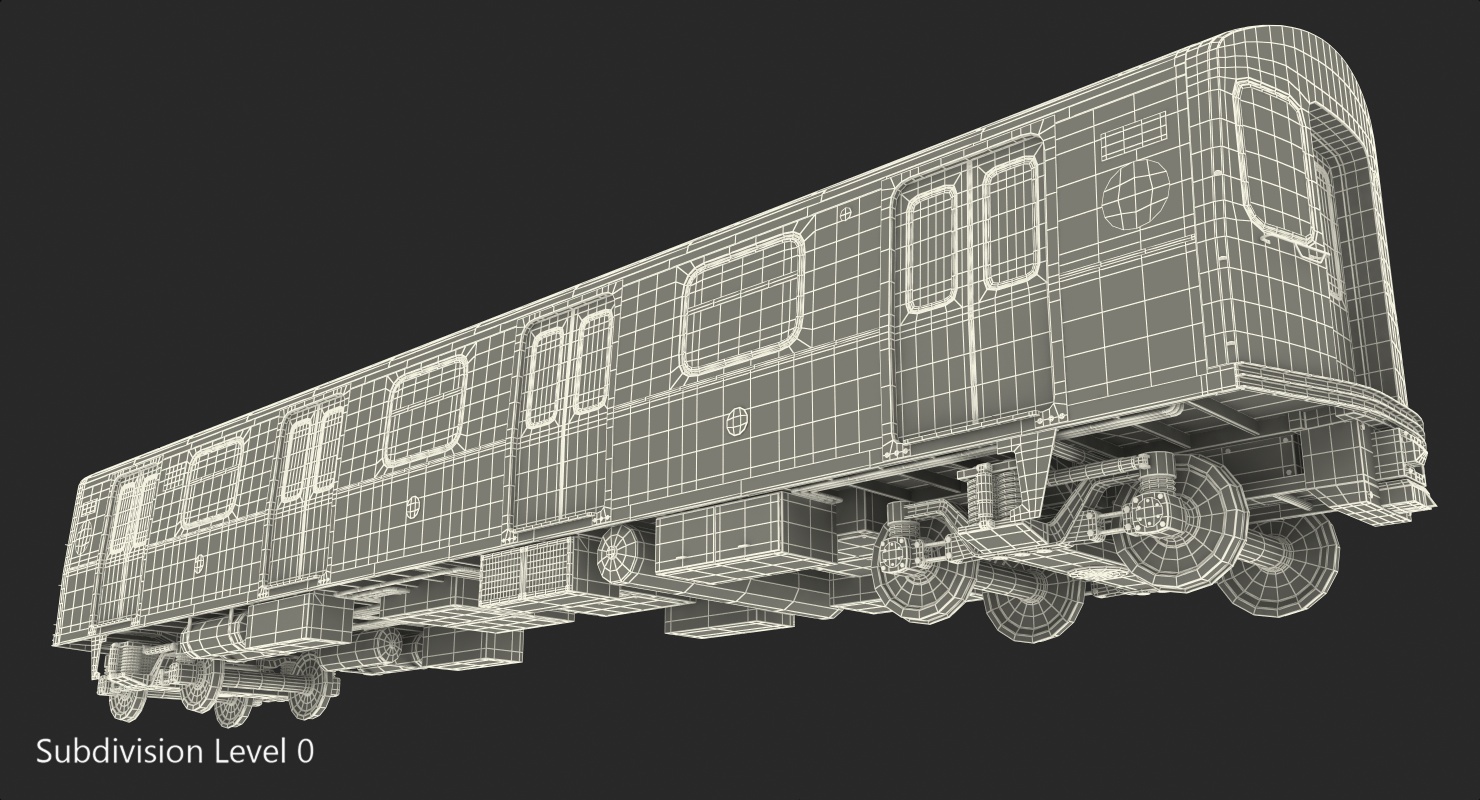 Subway Passanger Wagon R160 3D