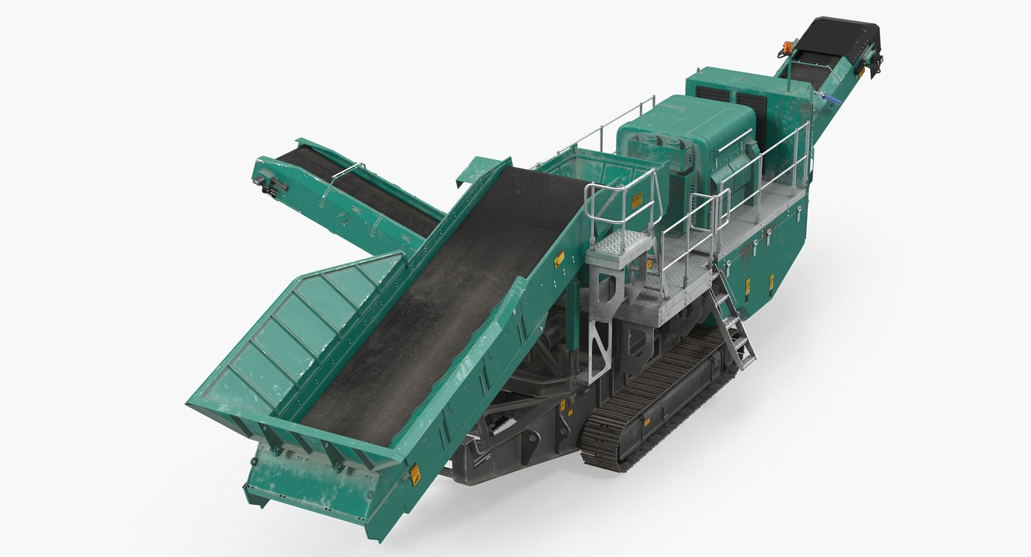 3D Cone Crusher Machine Dirty