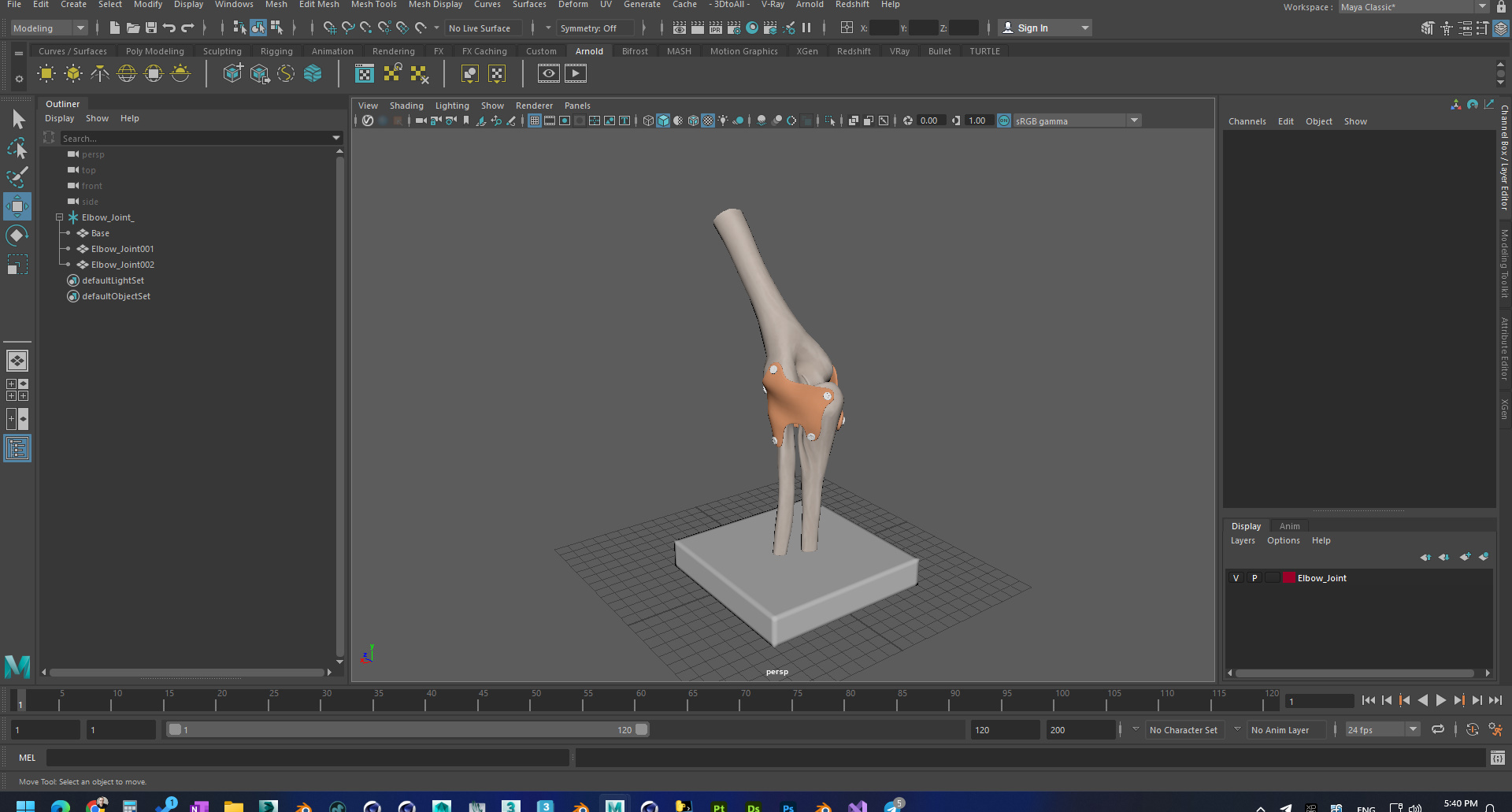 3D Elbow Joint