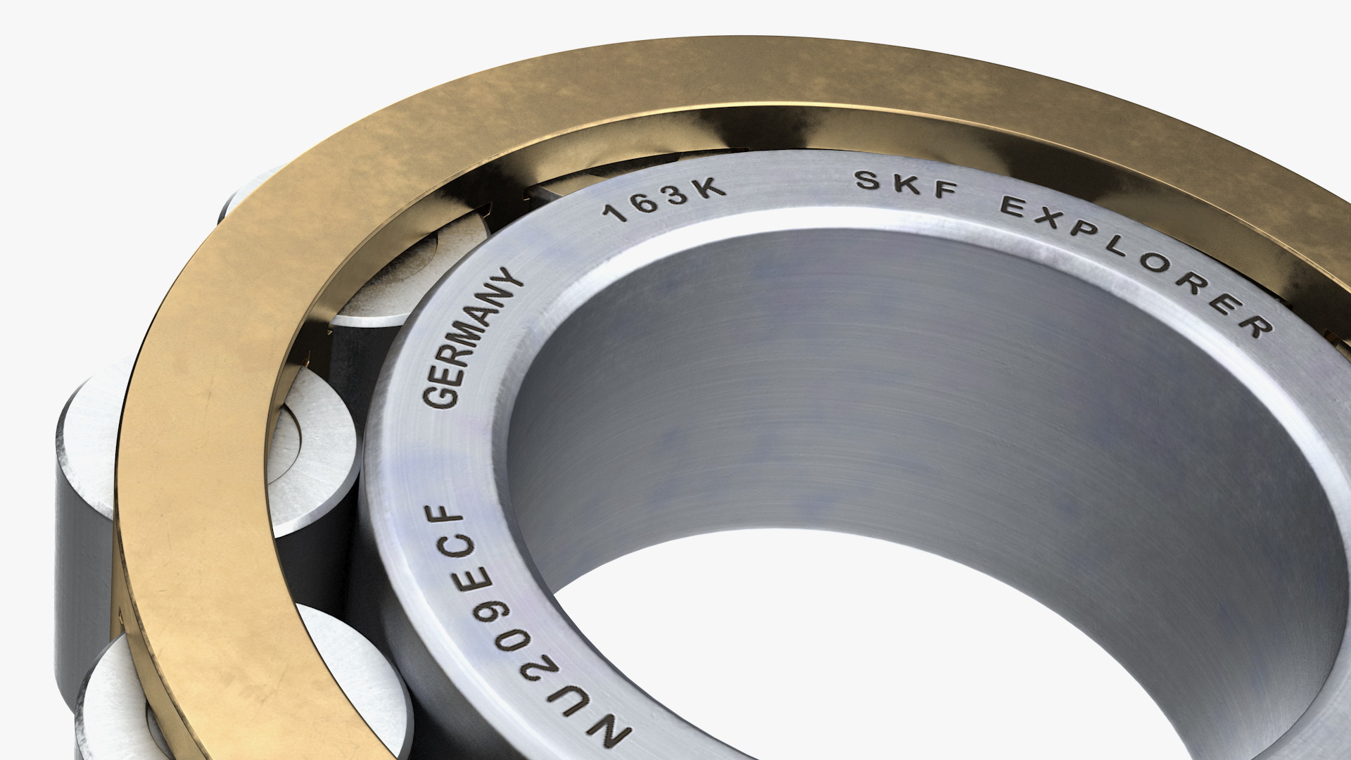 3D Roller Bearing Inside